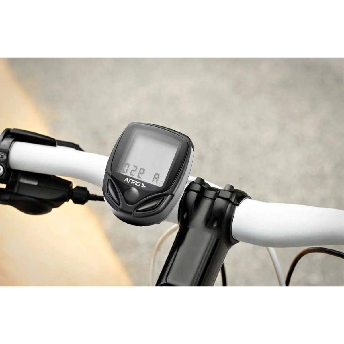 Ciclocomputador Velocimetro para Bike com Suporte e 15 funções Atrio - BI043