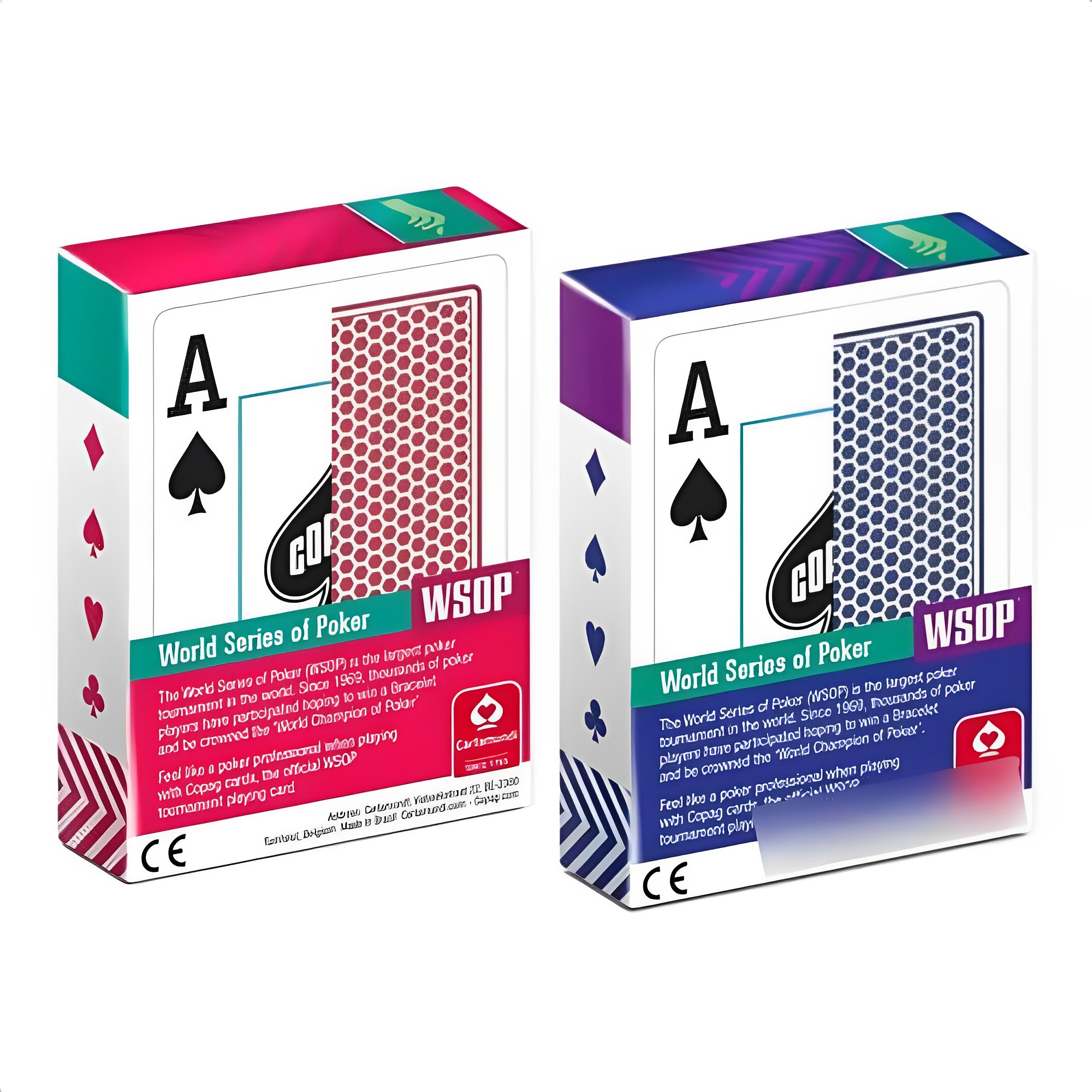 Baralho Cartas p/ Jogar World Series Of Poker - Poker Size Ng Sortido e Unitário Copag 55 CARTAS - 31604