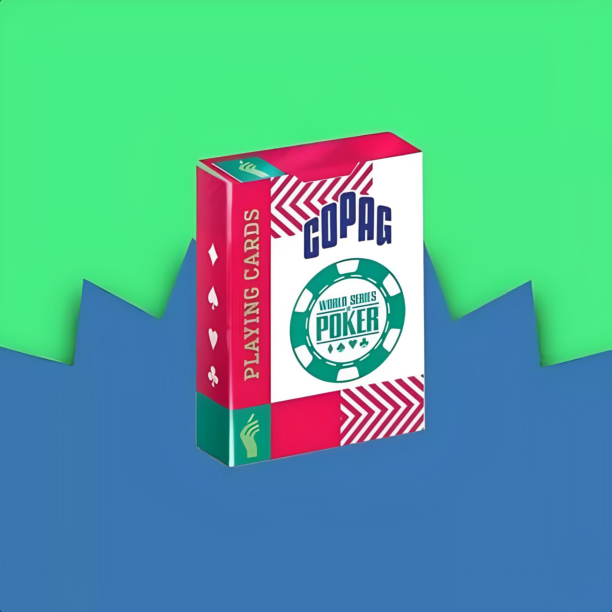 Baralho Cartas p/ Jogar World Series Of Poker - Poker Size Ng Sortido e Unitário Copag 55 CARTAS - 31604