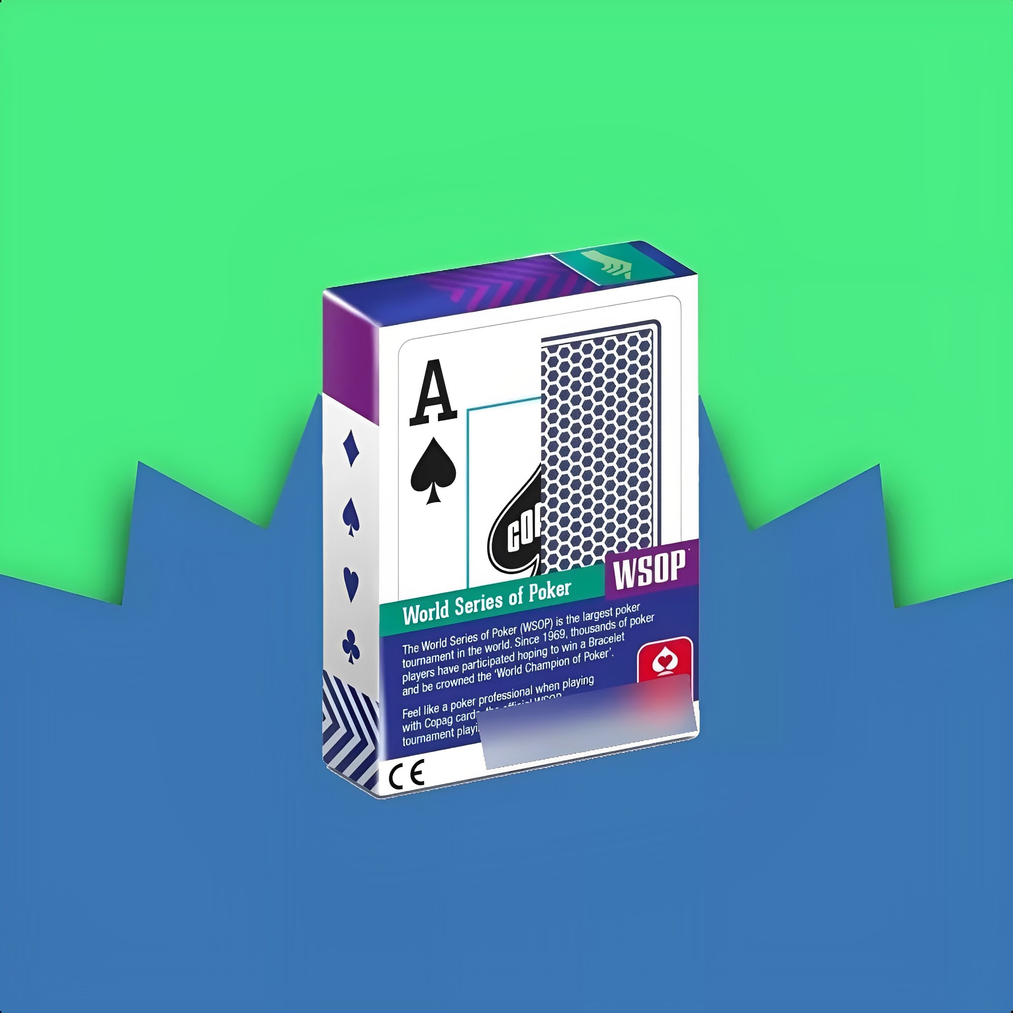 Baralho Cartas p/ Jogar World Series Of Poker - Poker Size Ng Sortido e Unitário Copag 55 CARTAS - 31604