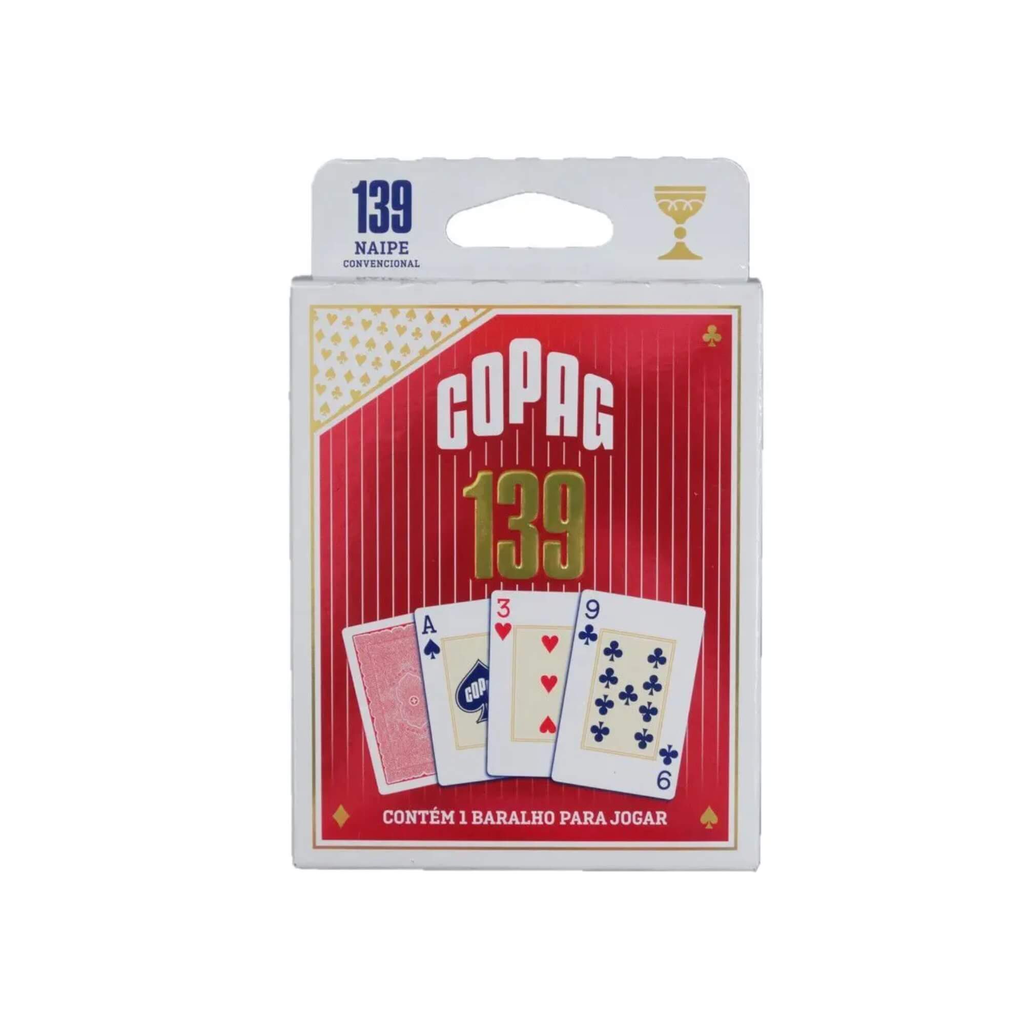 Kit 2 Baralhos 139 Tradicional 108 Cartas Naipe Convencional - Copag 93048