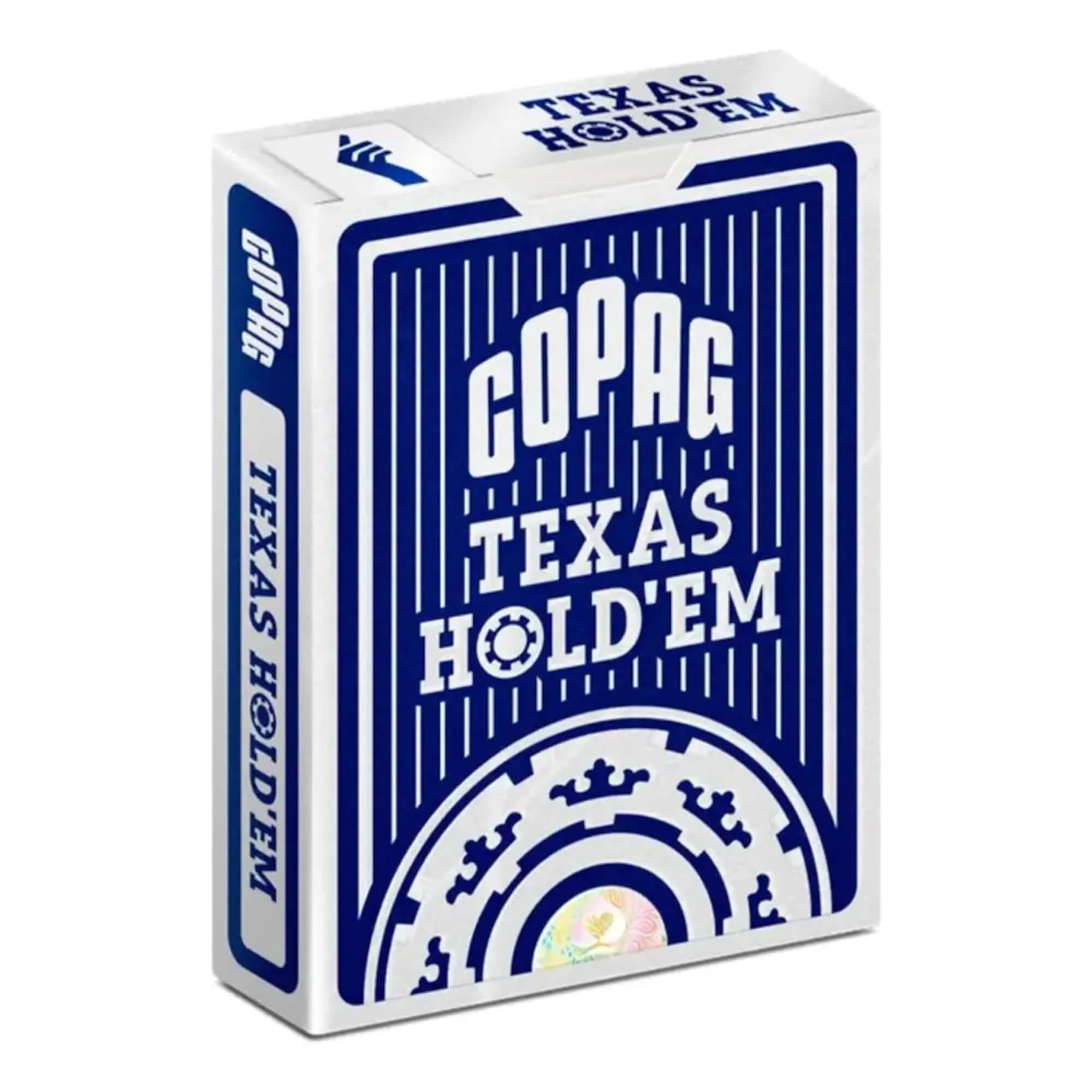 Kit com 12 Baralhos Poker Texas Hold'em Naipe Grande Copag - 90856