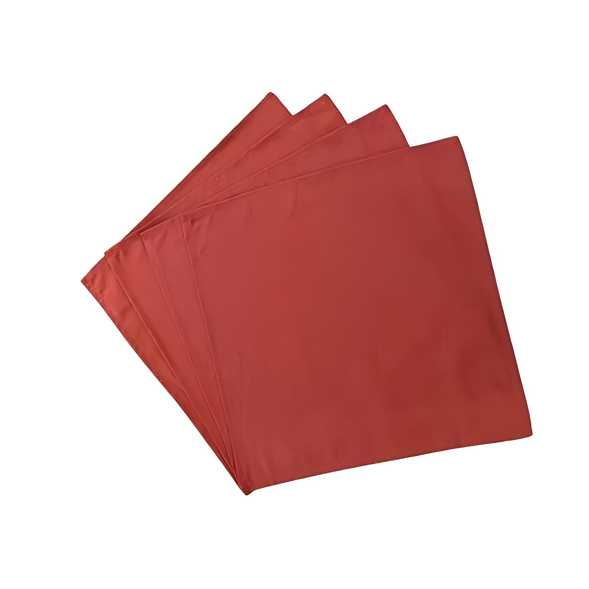 Kit jogo de Guardanapos de tecido L'Hermitage Algodão 4 peças Vermelho Brinox - 57748/305