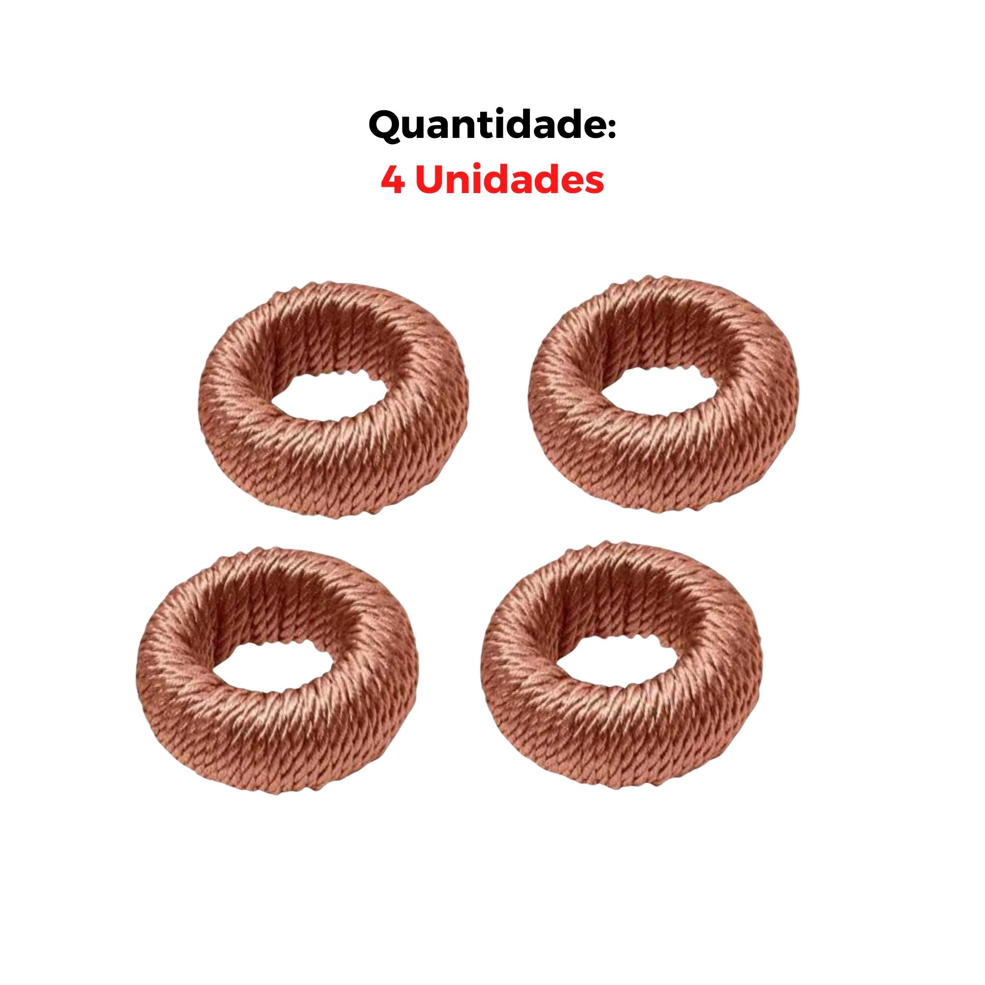 Kit Conjunto 4 Argolas para Guardanapo Terracota Brinox - 57753/104