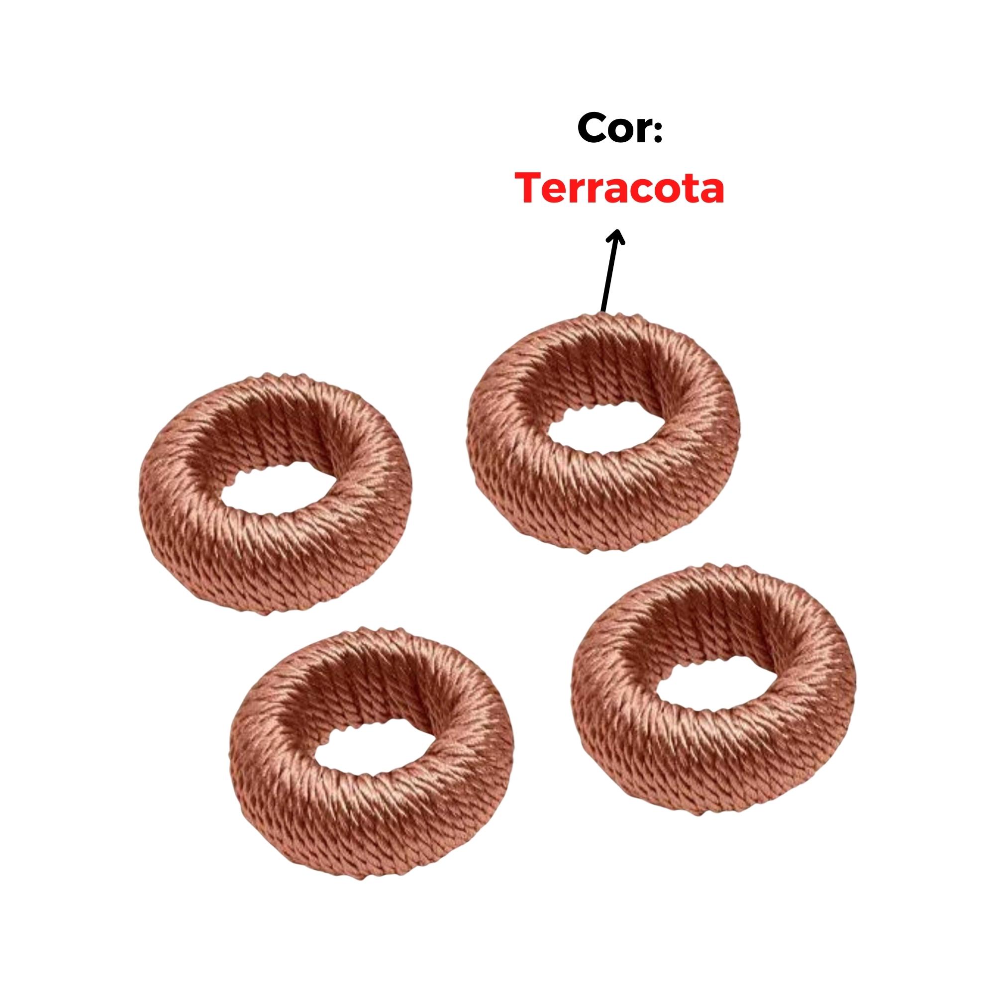 Kit Conjunto 4 Argolas para Guardanapo Terracota Brinox - 57753/104