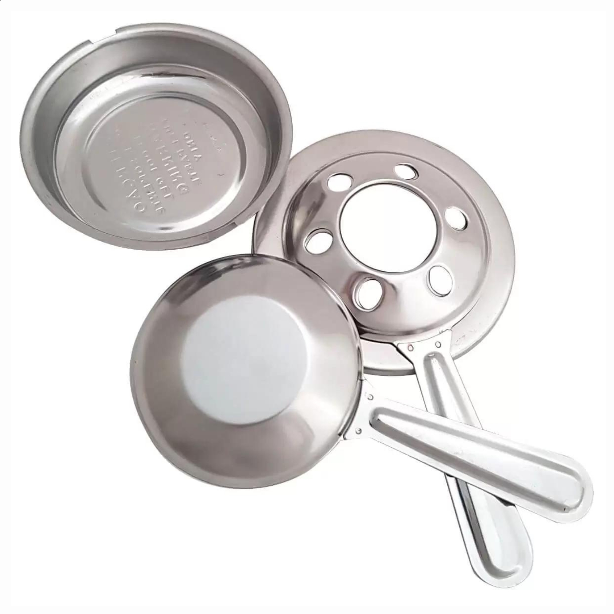 Fogareiro com abafador 100% aço inox para fondue Brinox - 1008/103