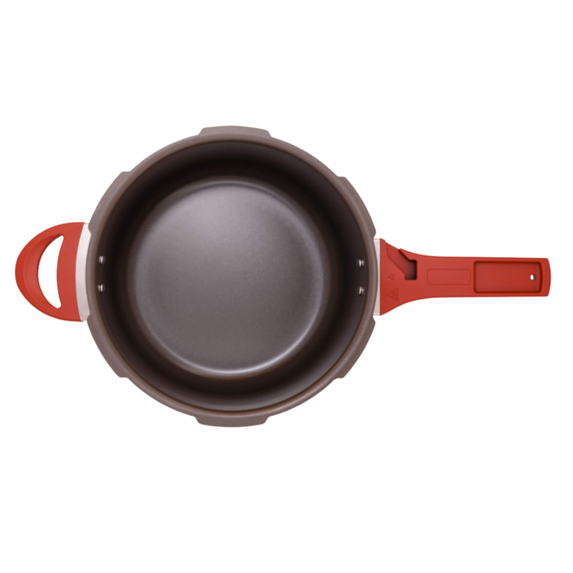 Panela de Pressão 4,2L revestimento cerâmico, alumínio Vermelho Brinox - 4952/102