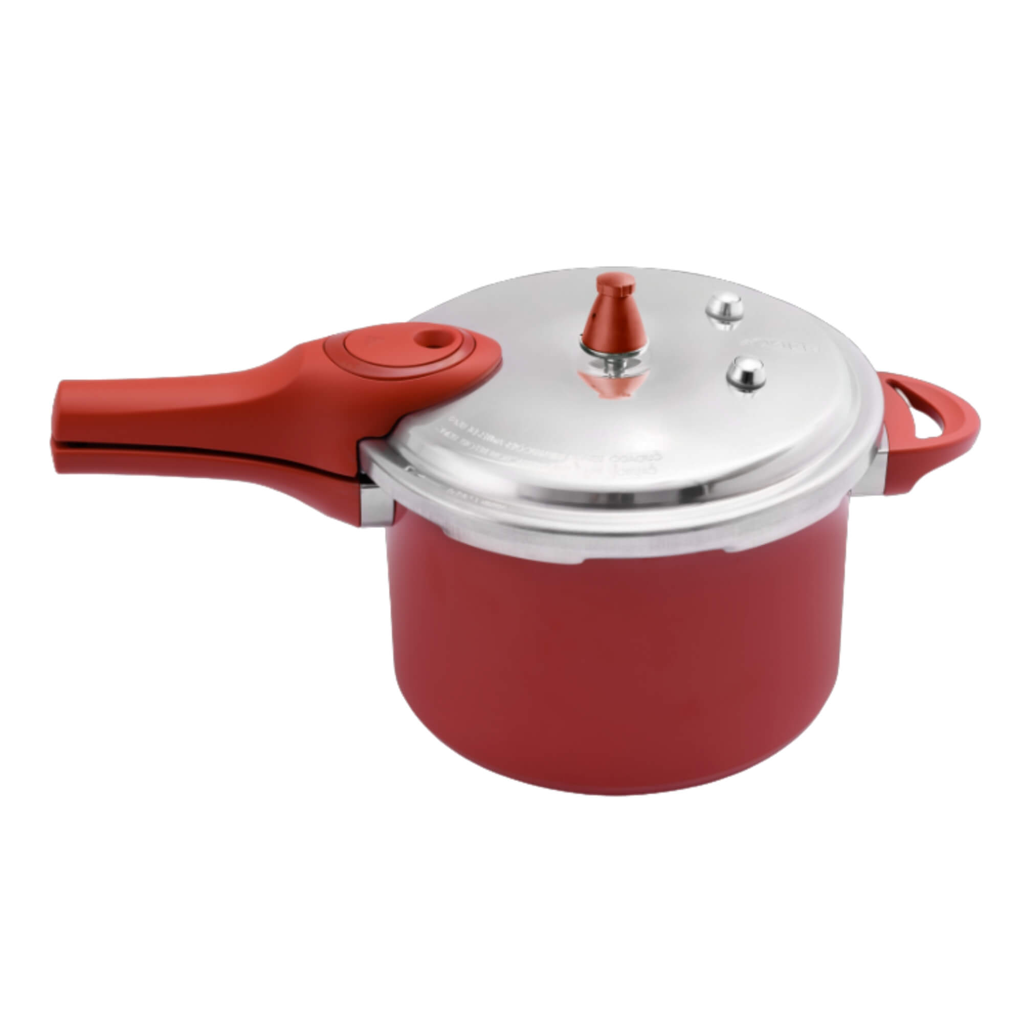 Panela de Pressão 4,2L revestimento cerâmico, alumínio Vermelho Brinox - 4952/102