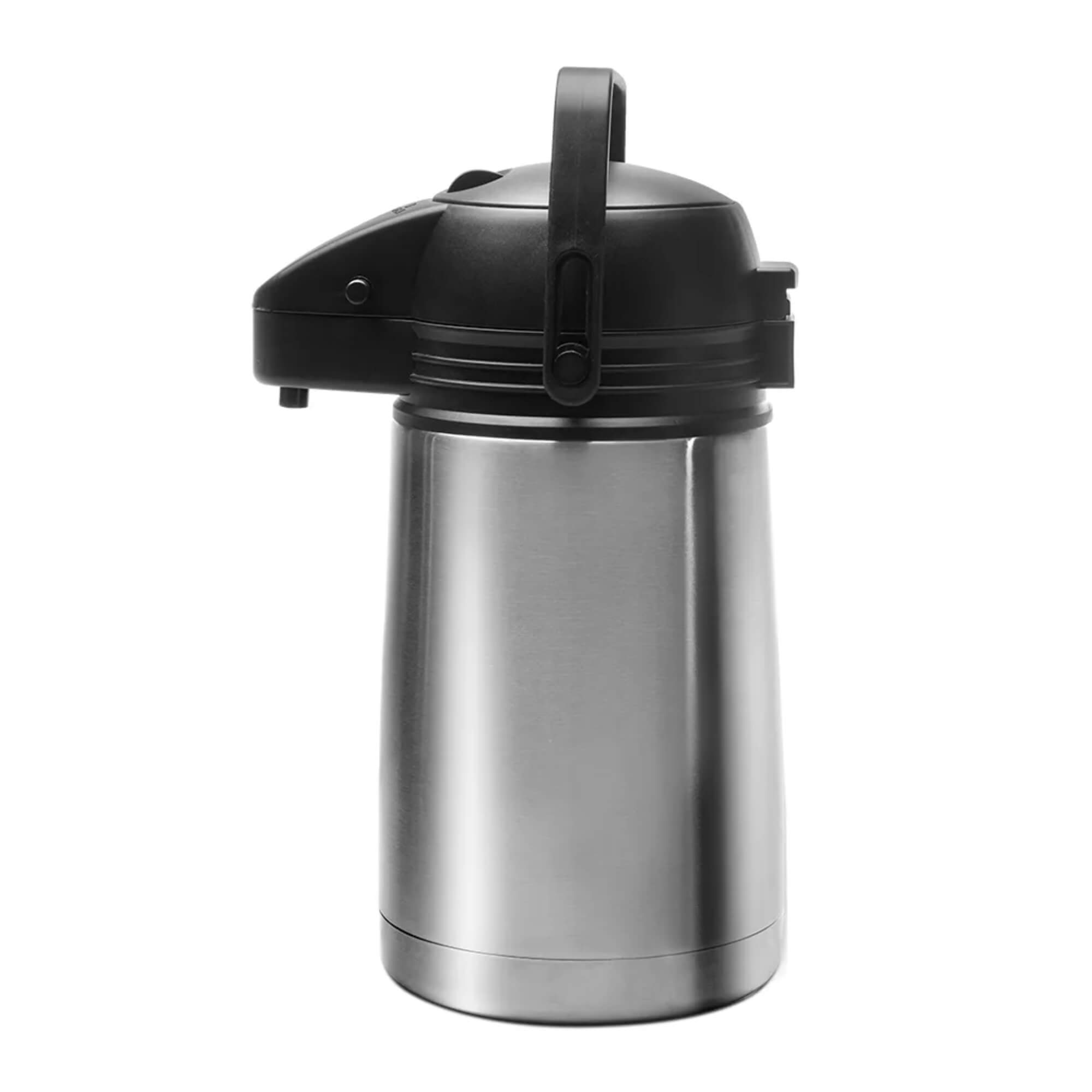 Garrafa Térmica de Aço Inox com Sistema a Vácuo Duração de 6 horas 1,3L Brinox 1388/100