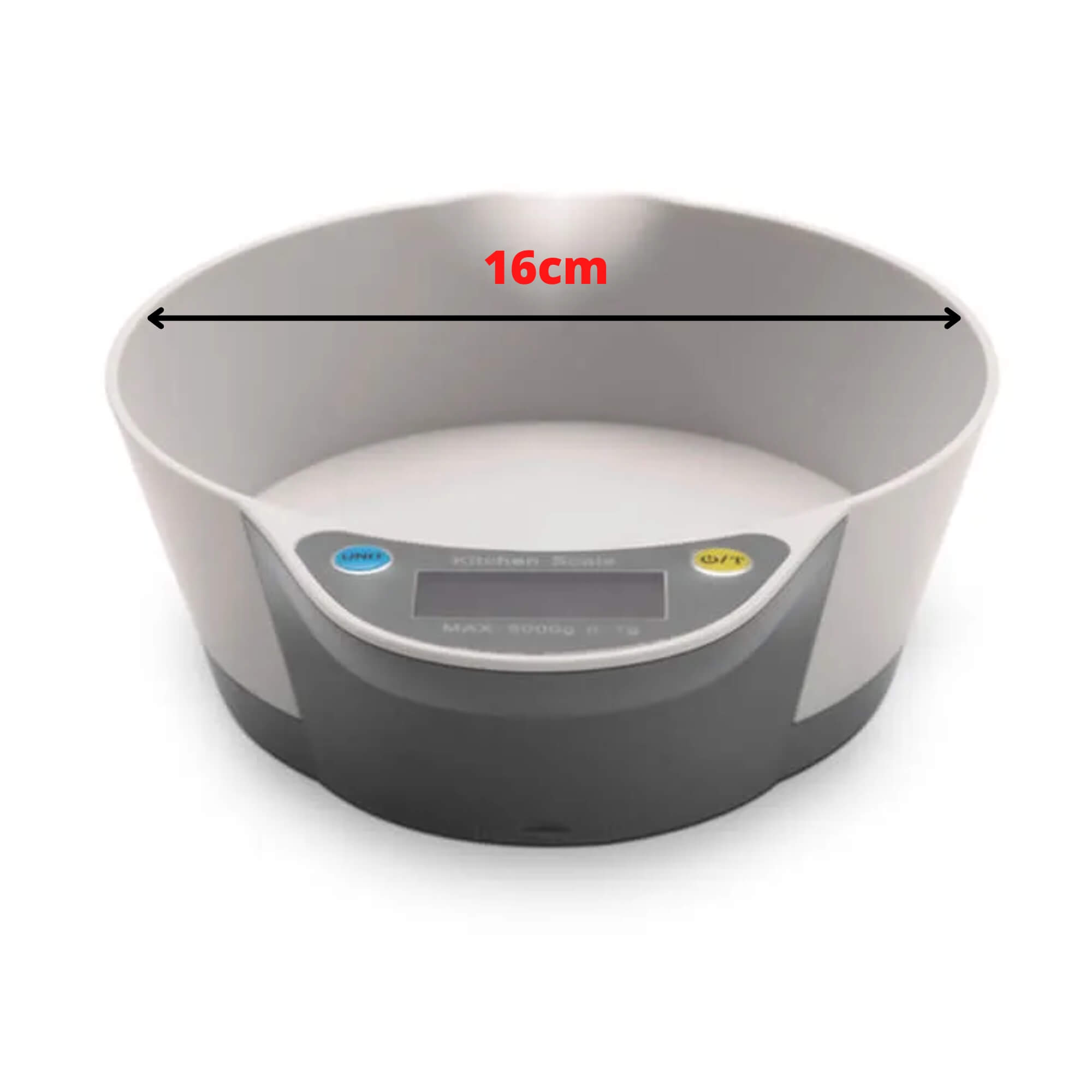 Balança Digital de Alta Precisão para Cozinha com Recipiente Removível 5Kg Brinox - 2922/103