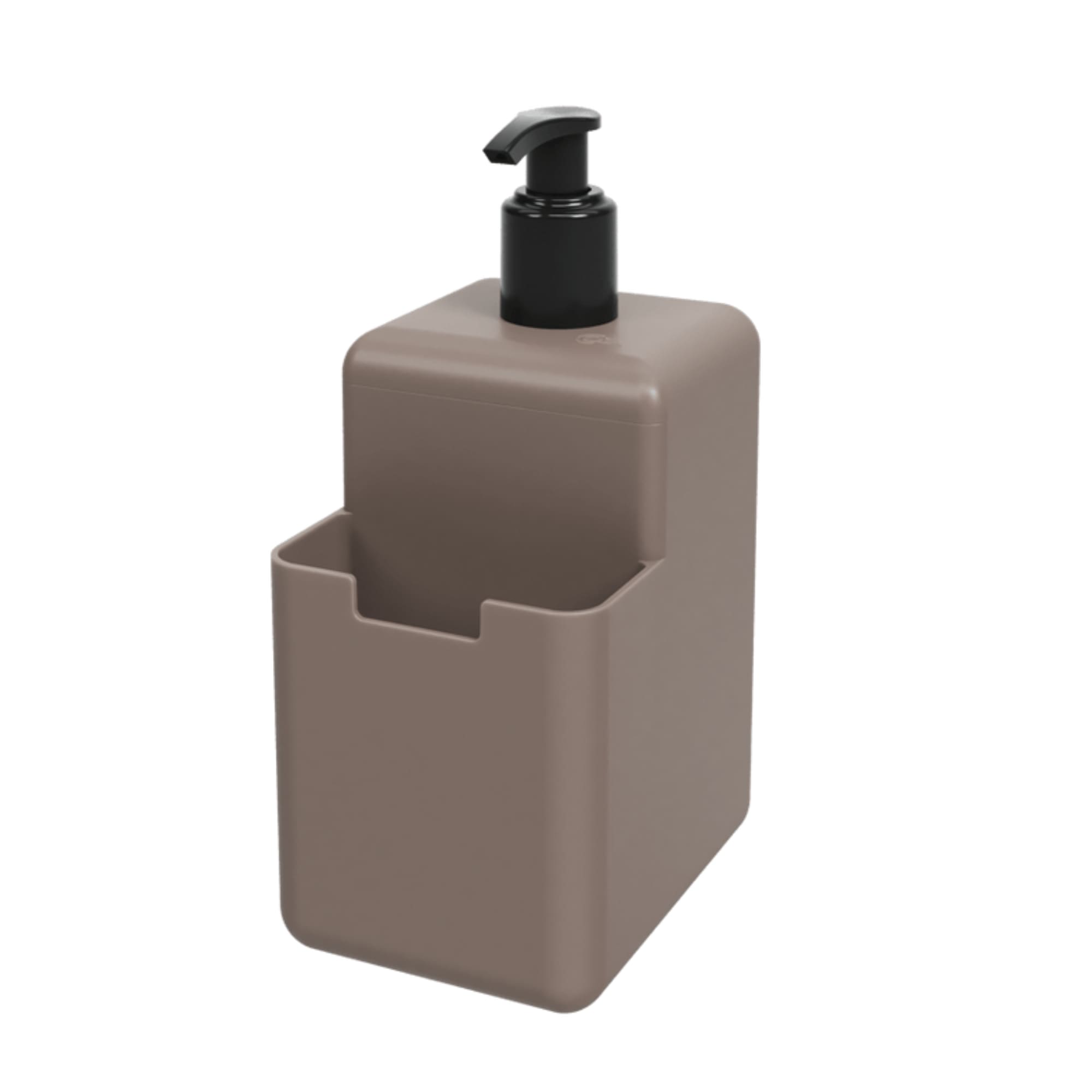 Kit Single Cozinha 3 Peças Dispenser Lixeira de Pia Pedal Warm Gray Single Coza Brinox - 99394/4126
