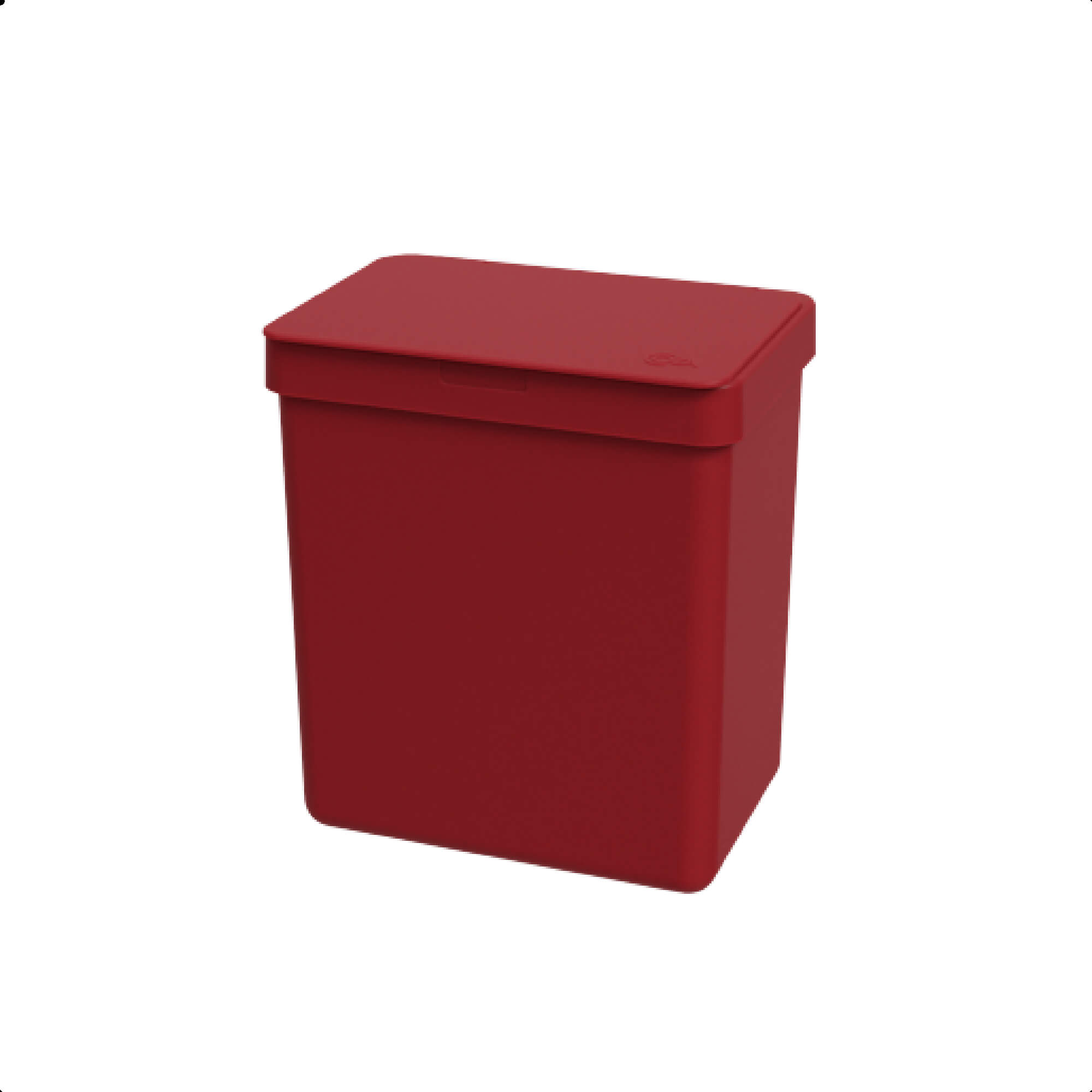 Kit Pia Single Coza 4 Peças Vermelho Escorredor + Dispenser + Lixeira 2,5L Brinox - 99311/1465