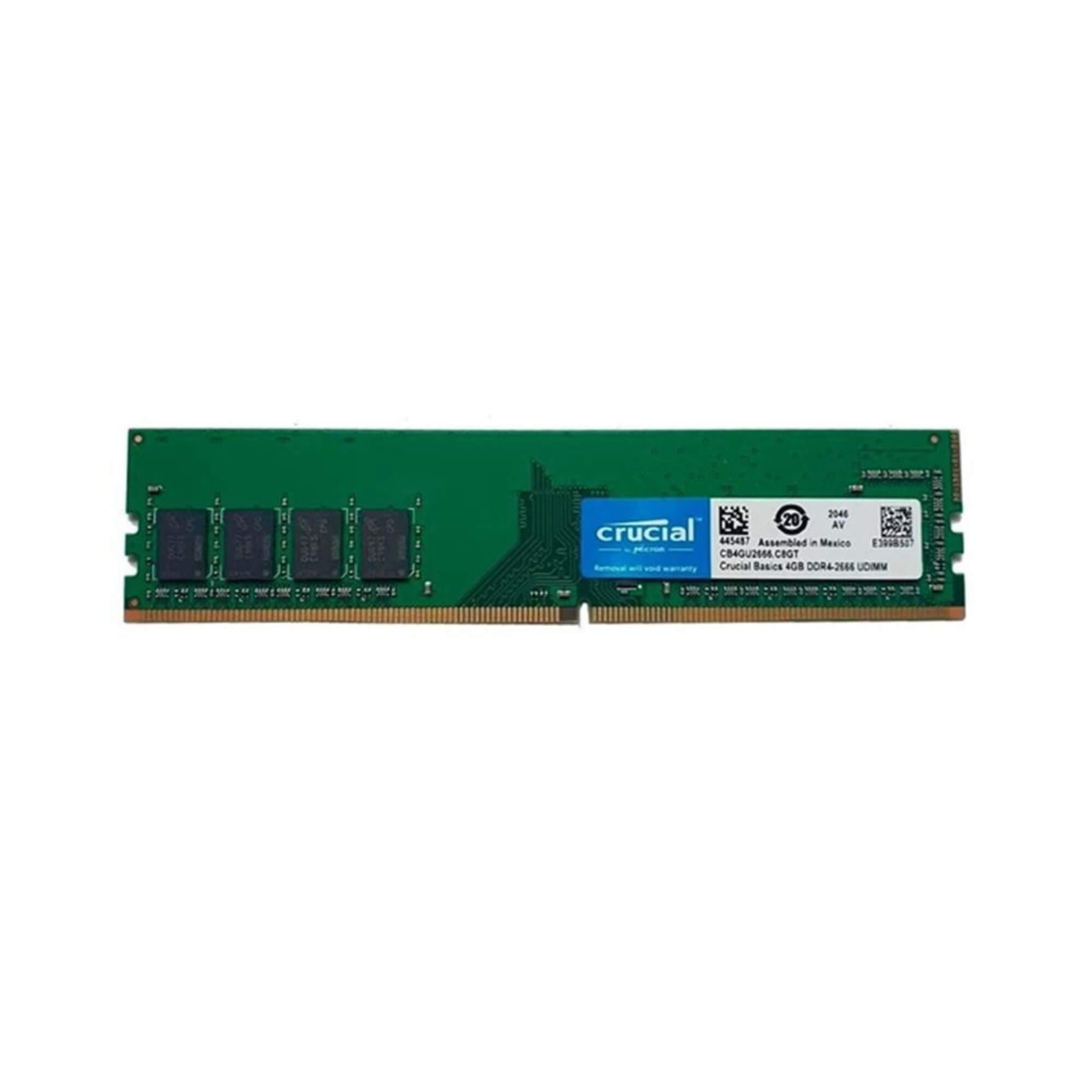 Memória 4GB DDR4 2666Mhz Crucial - CB4GU2666