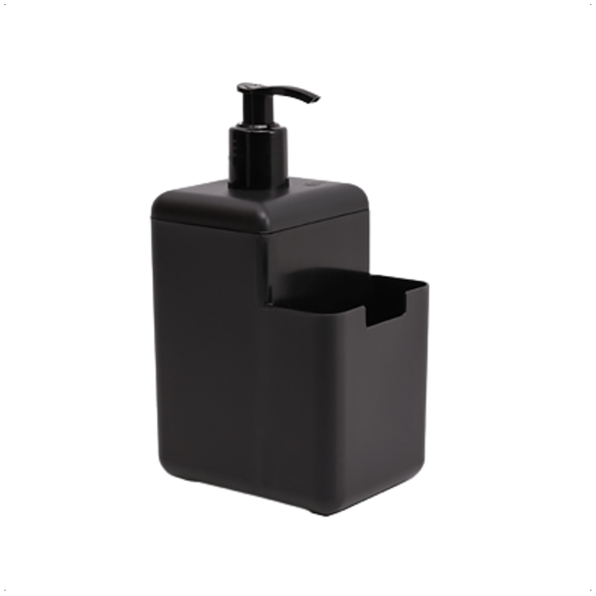 Escorredor 16 pratos Brinox Dispenser Esponja 2 andares Porta Talher Coza Preto Brinox 2104/491