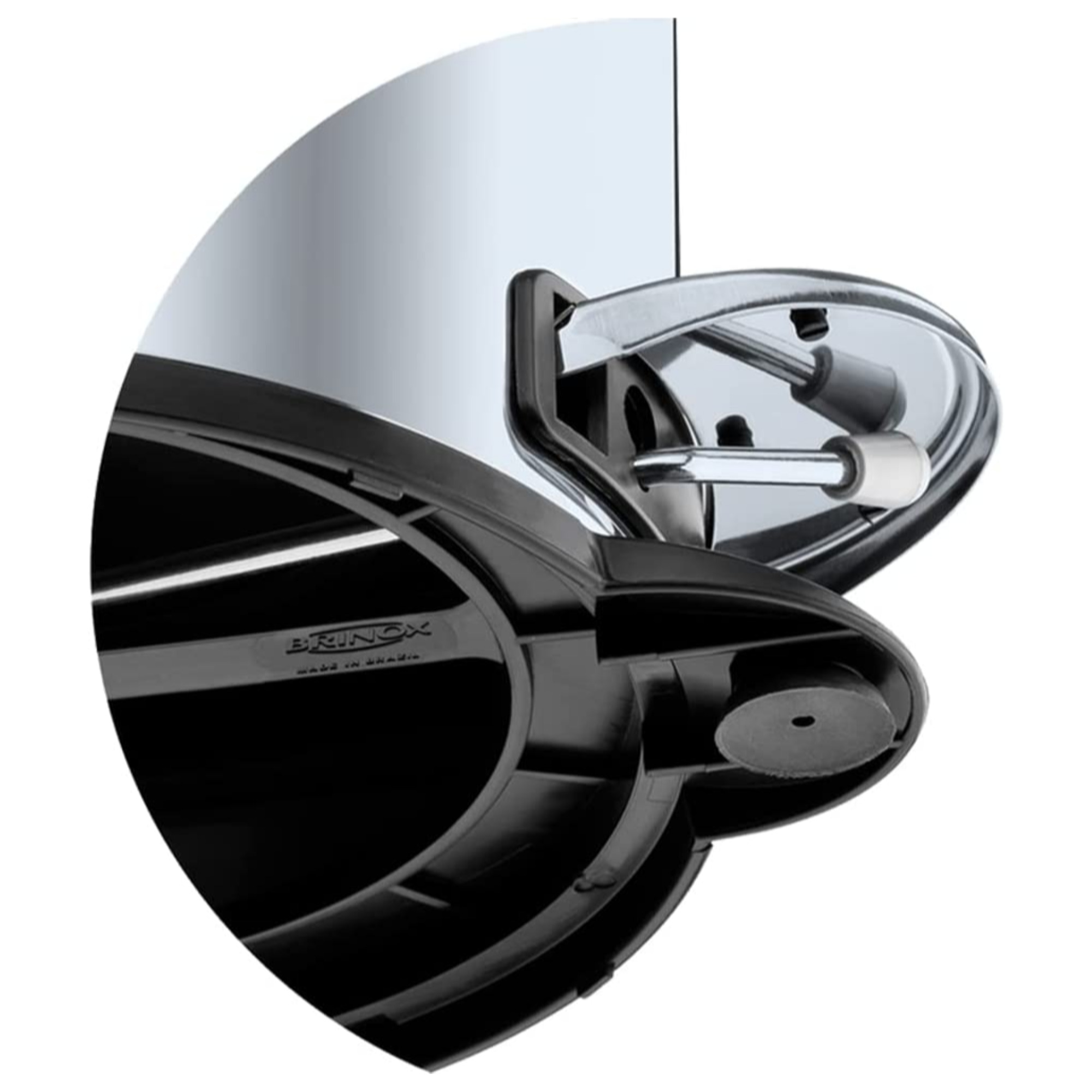 Kit conjunto lixeiras Inox c/pedal e balde 20L+5L Cozinha Banheiro Escritório Brinox - 3040/497