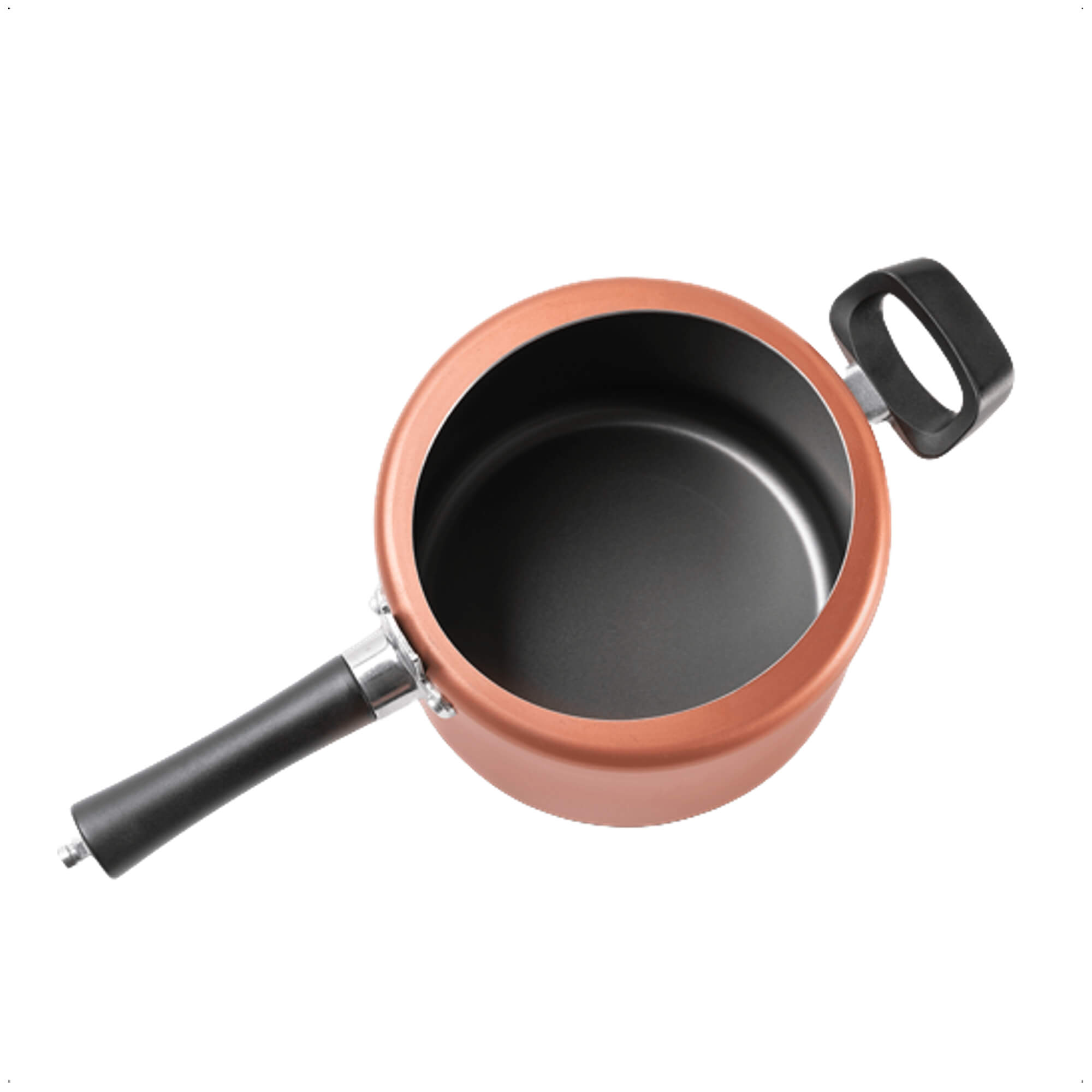 Panela de Pressão 4,5L Antiaderente Alumínio Vapt 20x15cm Cobre Cozinha Brinox 7096/168