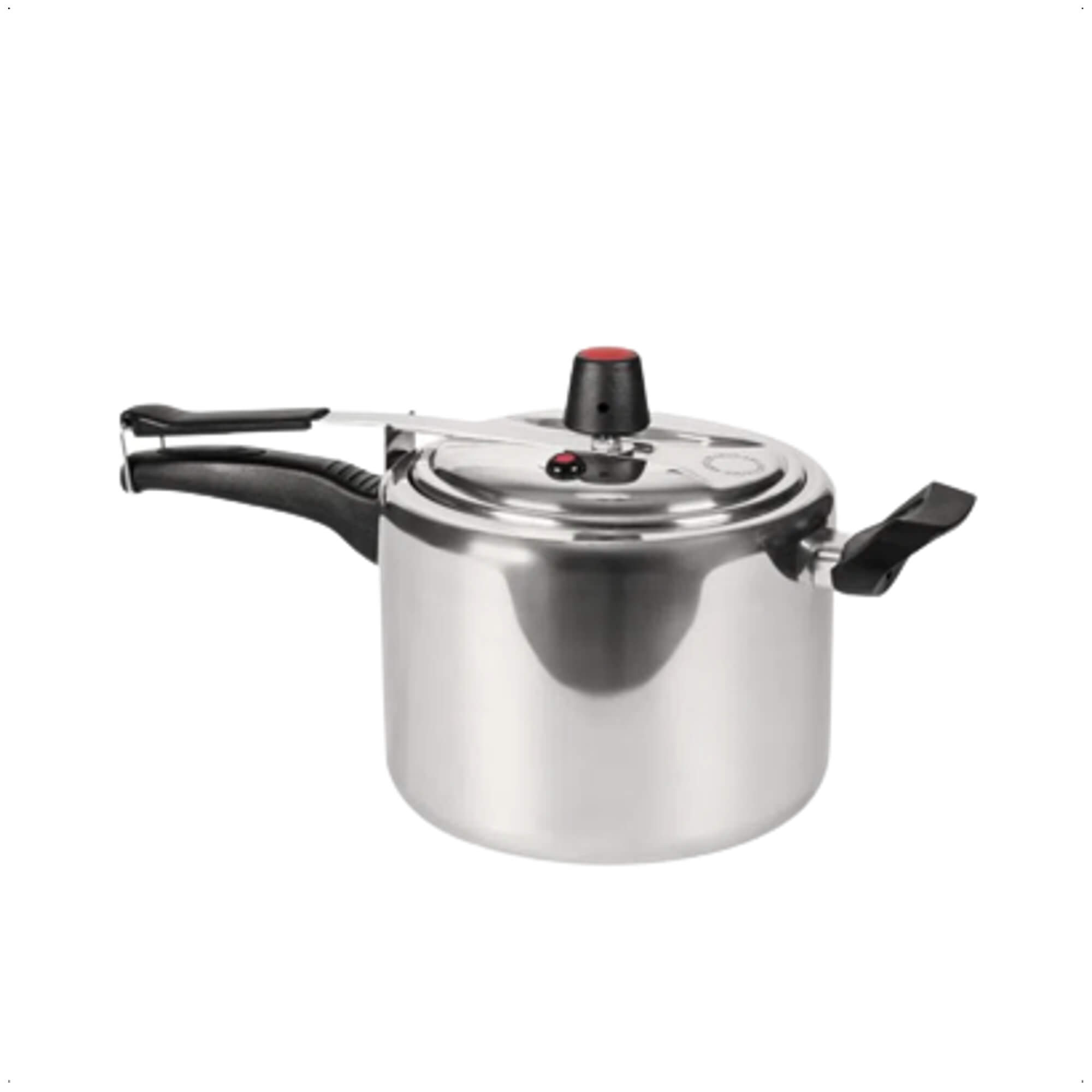 Panela de Pressão Polida 4,5L Alumínio Antiaderente Cozimento Rápido Vapt Brinox - 7098/168