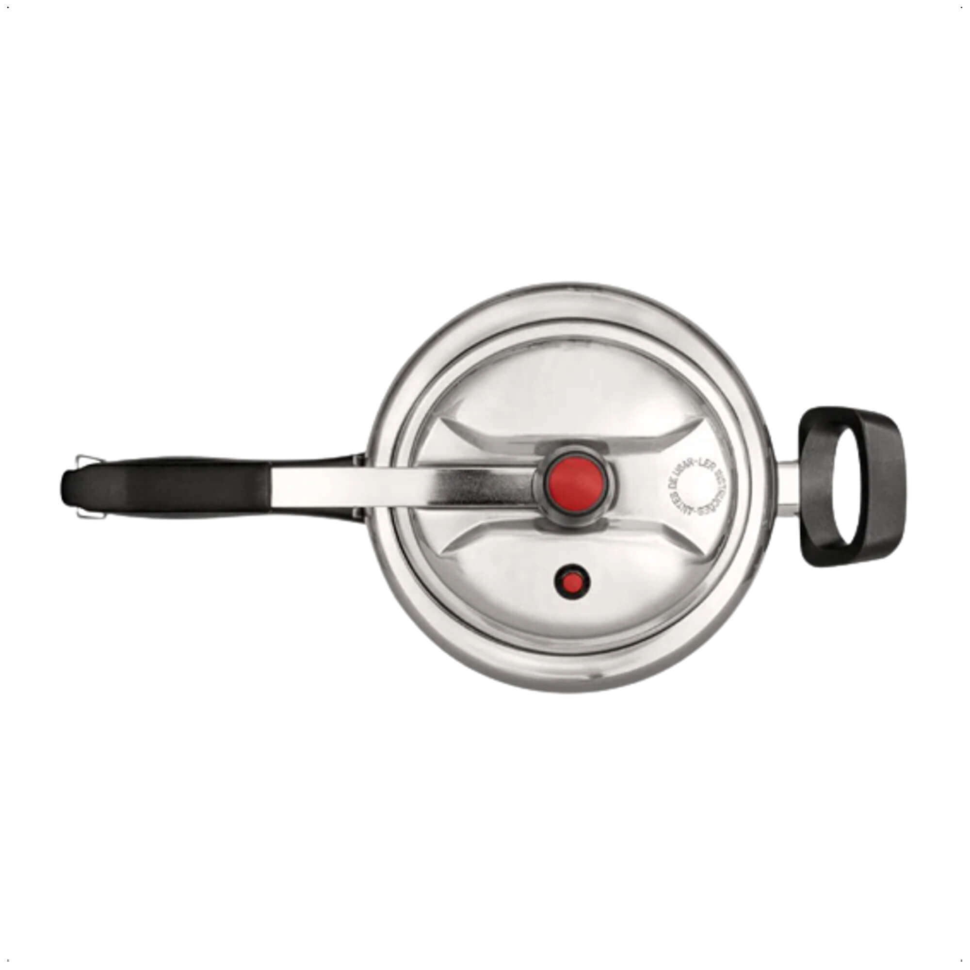 Panela de Pressão Polida 4,5L Alumínio Antiaderente Cozimento Rápido Vapt Brinox - 7098/168