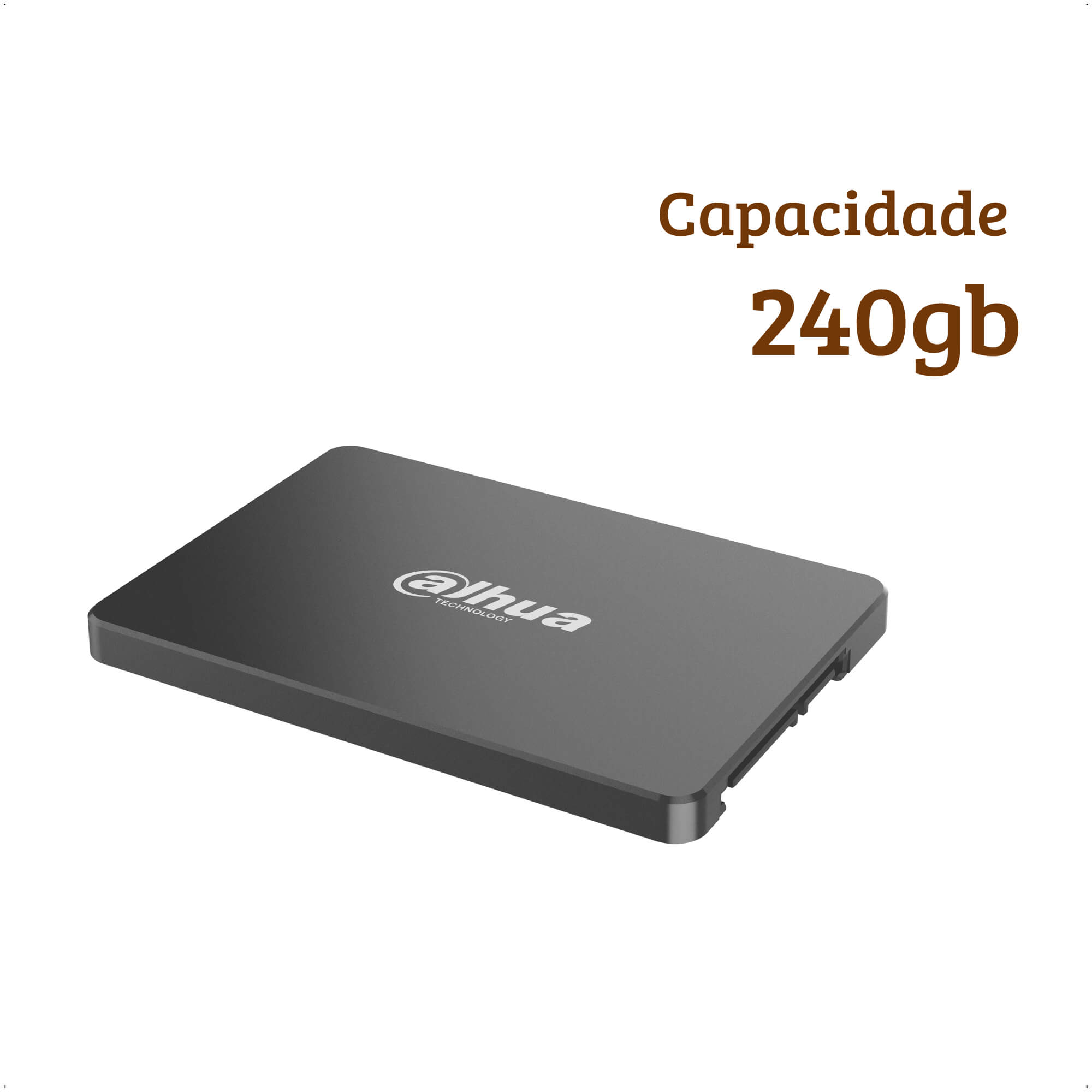 HD SSD 240gb 2.5 Polegadas Sata 6gb/s - Leitura 500mb/s Gravação 450mb/s Dahua DHI-SSD-C800AS240G