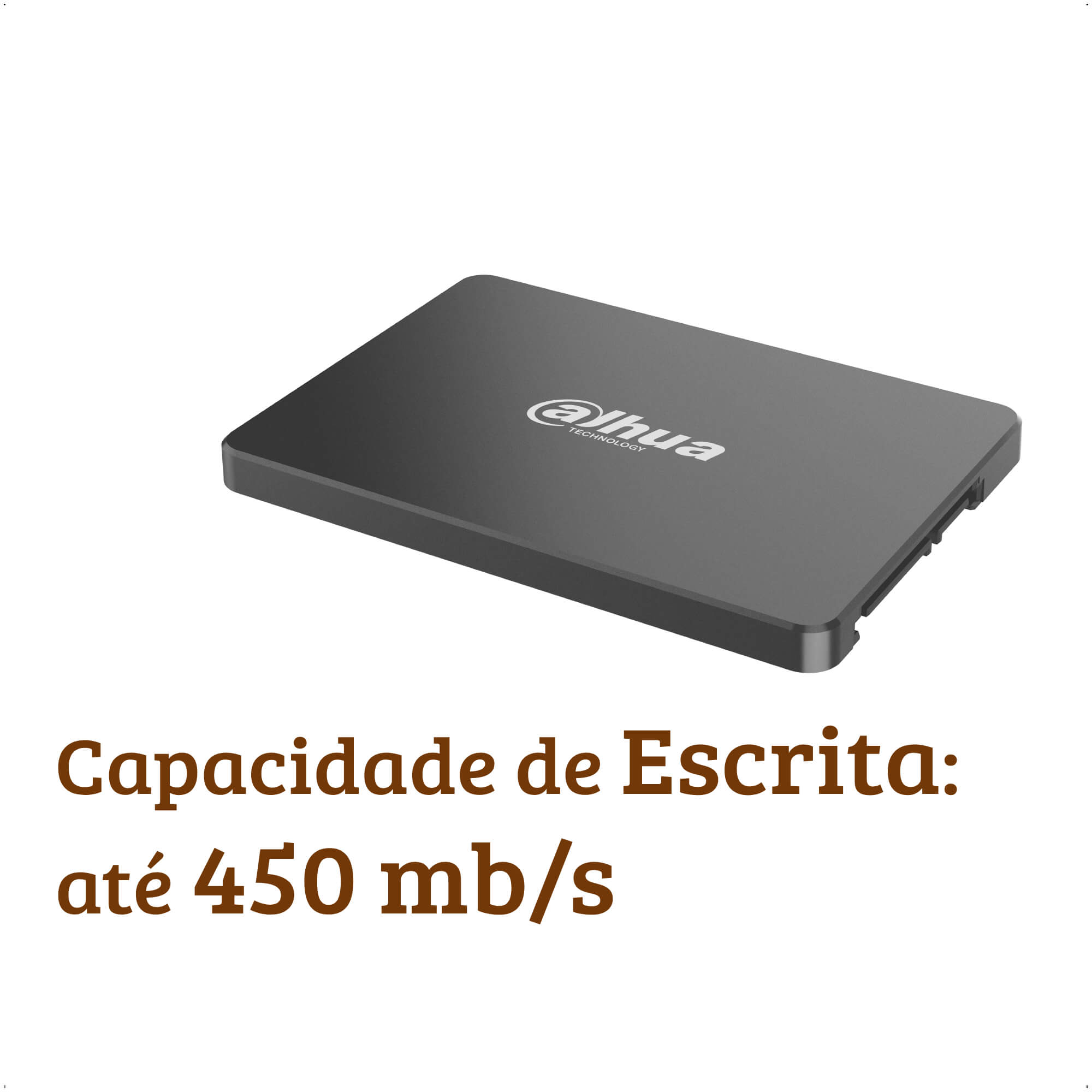 HD SSD 240gb 2.5 Polegadas Sata 6gb/s - Leitura 500mb/s Gravação 450mb/s Dahua DHI-SSD-C800AS240G