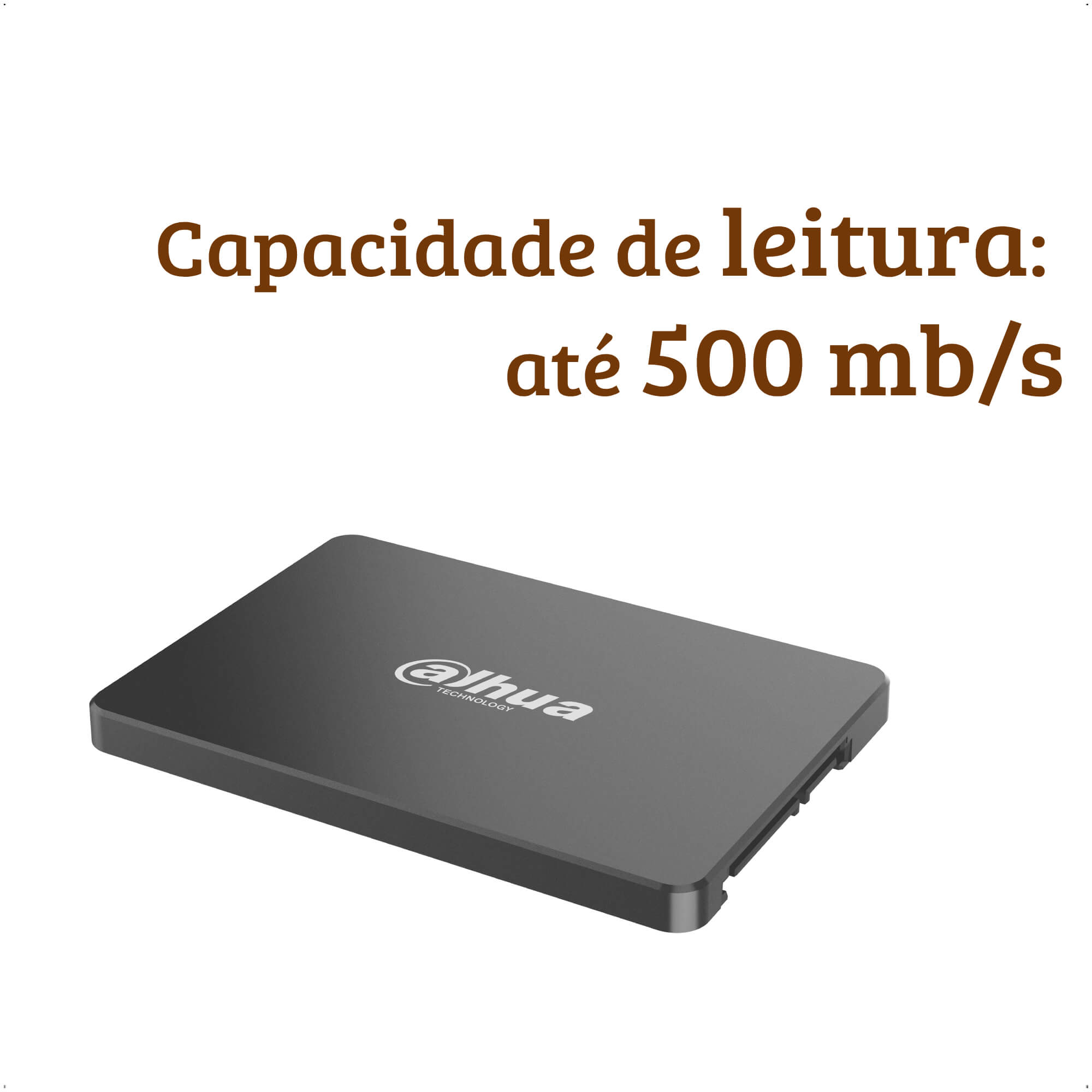 HD SSD 240gb 2.5 Polegadas Sata 6gb/s - Leitura 500mb/s Gravação 450mb/s Dahua DHI-SSD-C800AS240G