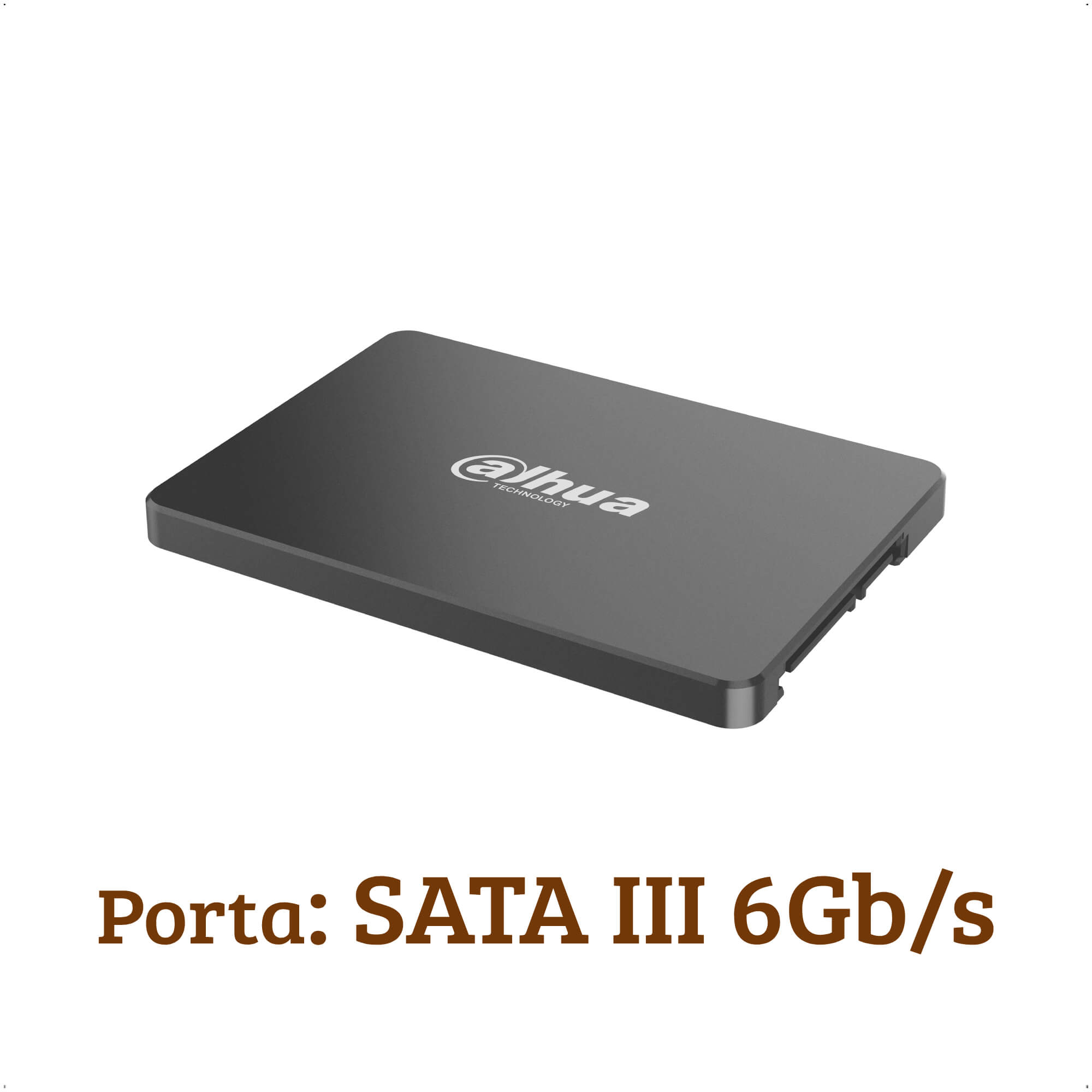 HD SSD 240gb 2.5 Polegadas Sata 6gb/s - Leitura 500mb/s Gravação 450mb/s Dahua DHI-SSD-C800AS240G