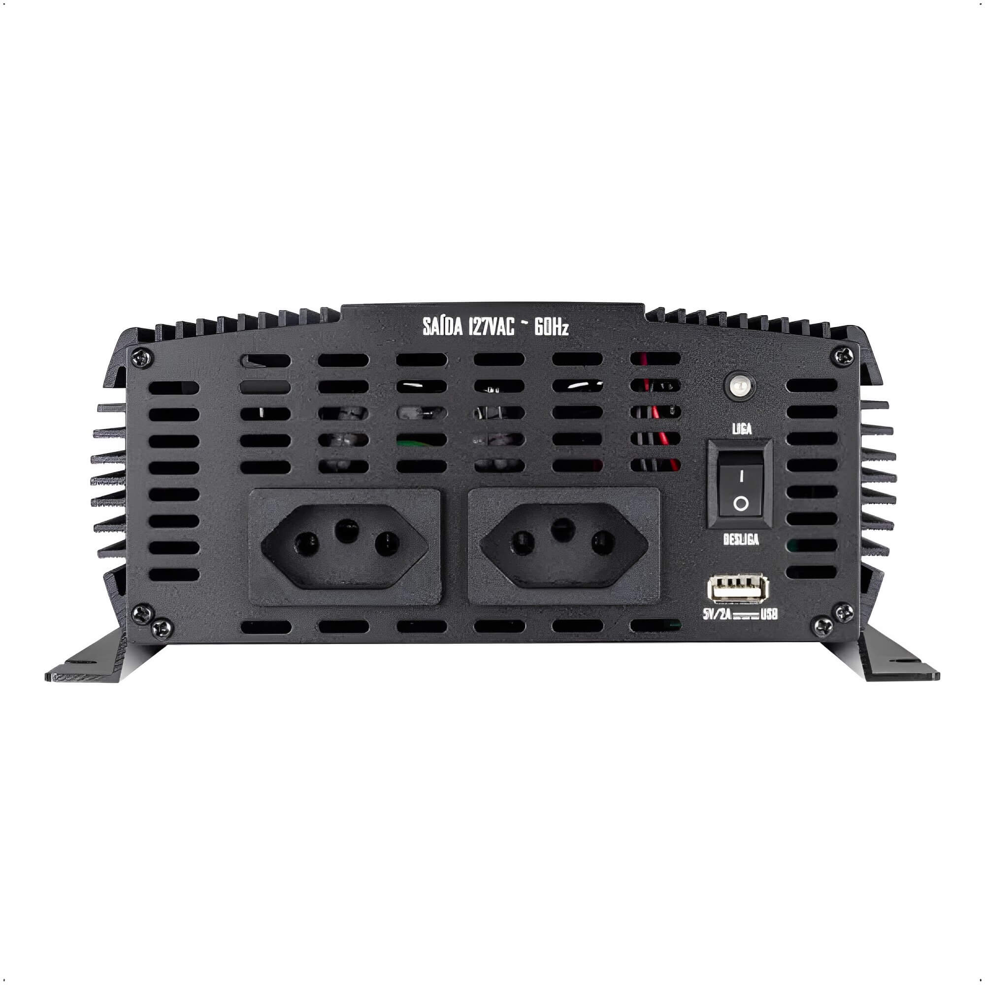 Inversor de Onda Modificada 1500W 24Vdc/127V PW12-6 Off Grid Hayonik - 67222