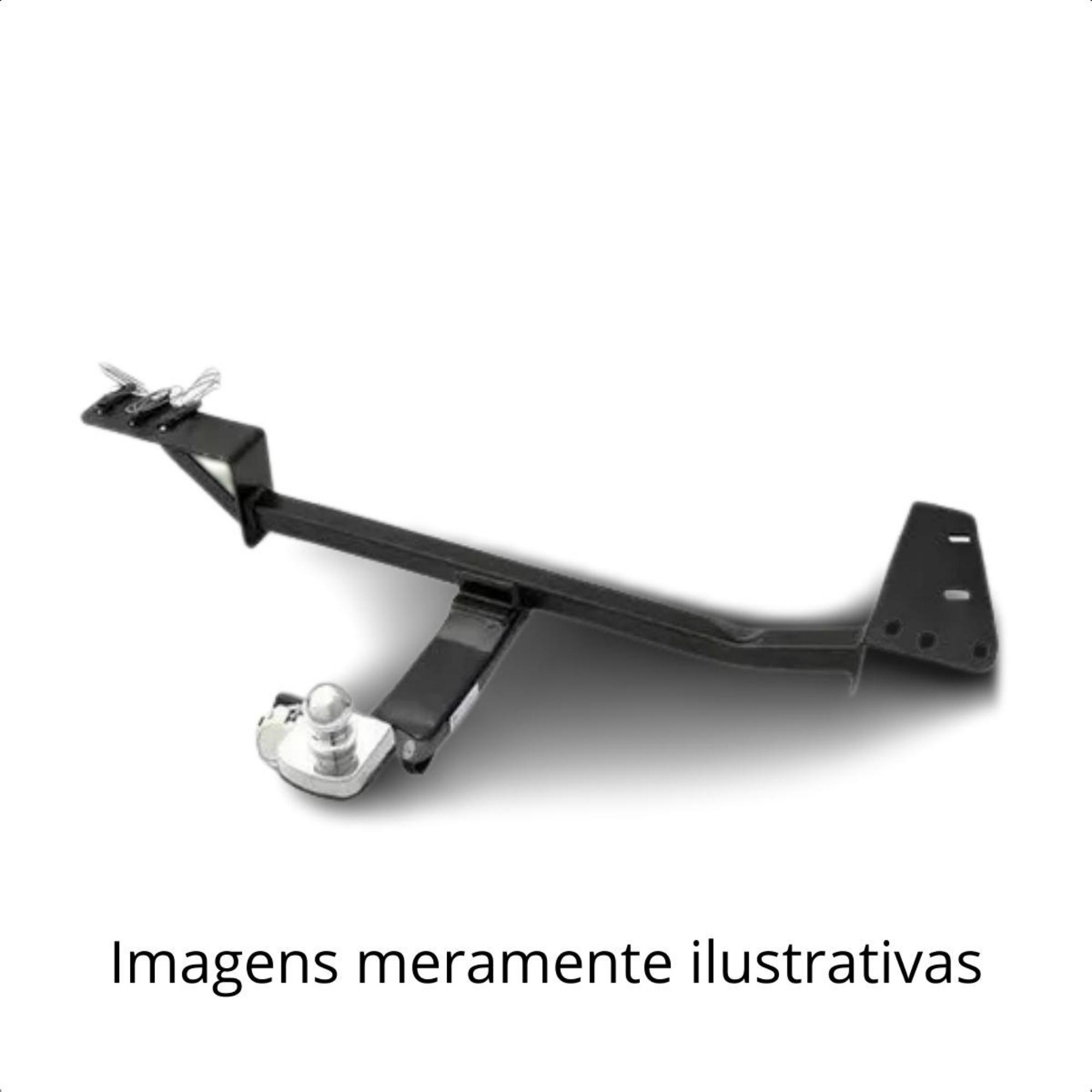 Engate Braconi C3 2023 E 2024 Não Precisa Furar c/ Bola Cromada Tração até 500kg Modelo Fixo-BRC-IM-256