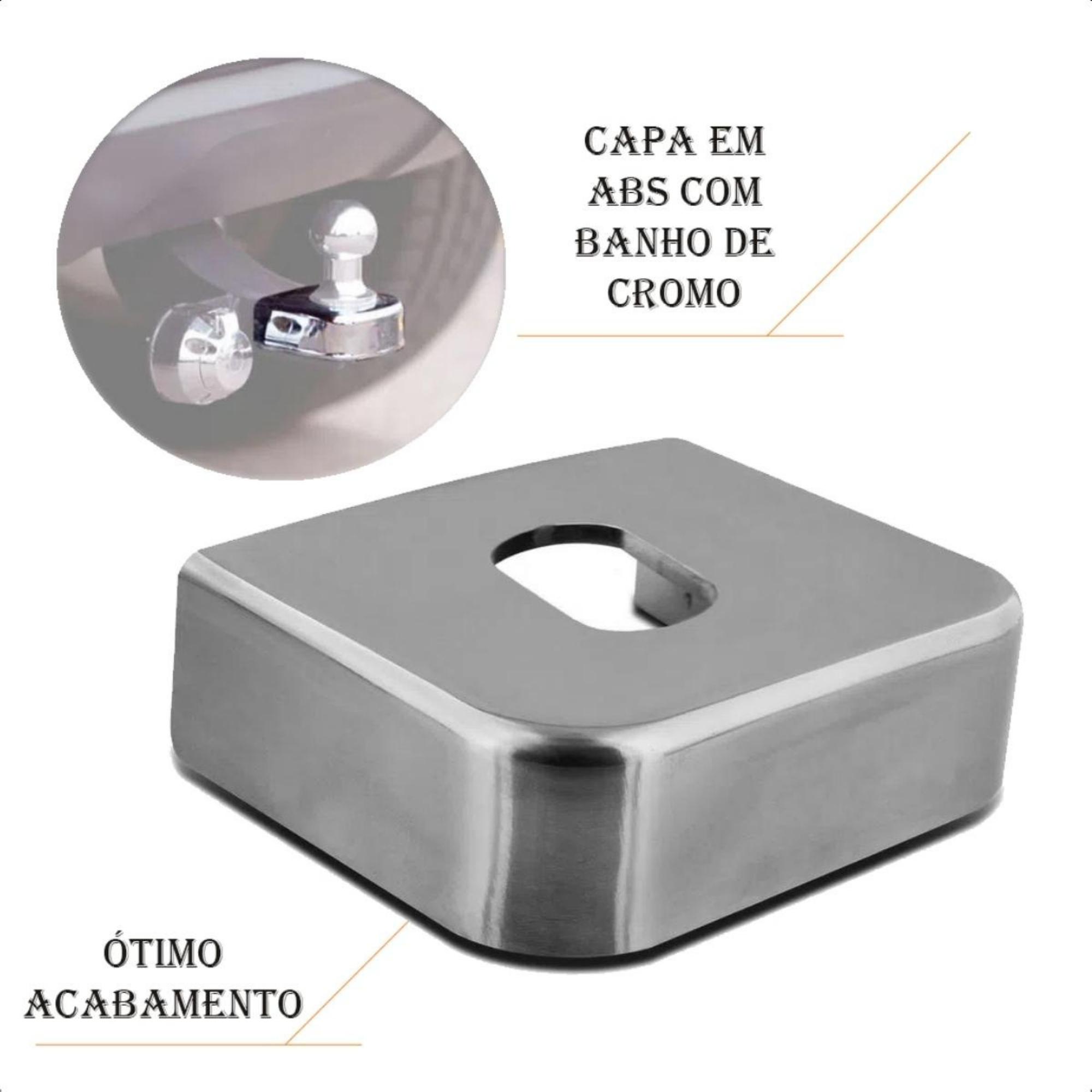 Engate Braconi C3 2023 E 2024 Não Precisa Furar c/ Bola Cromada Tração até 500kg Modelo Fixo-BRC-IM-256