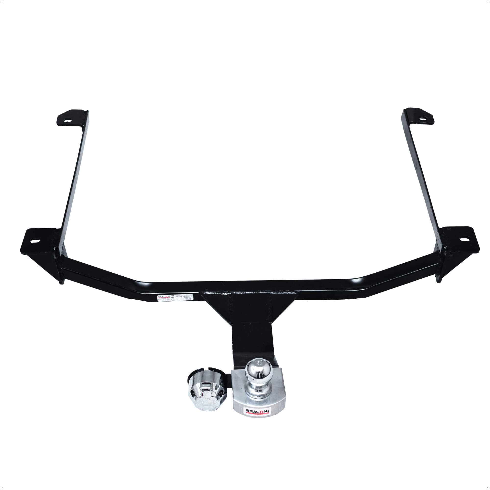 Engate Reboque Fastback Tração até 500Kg Cromado Braconi - BRC-FT-57