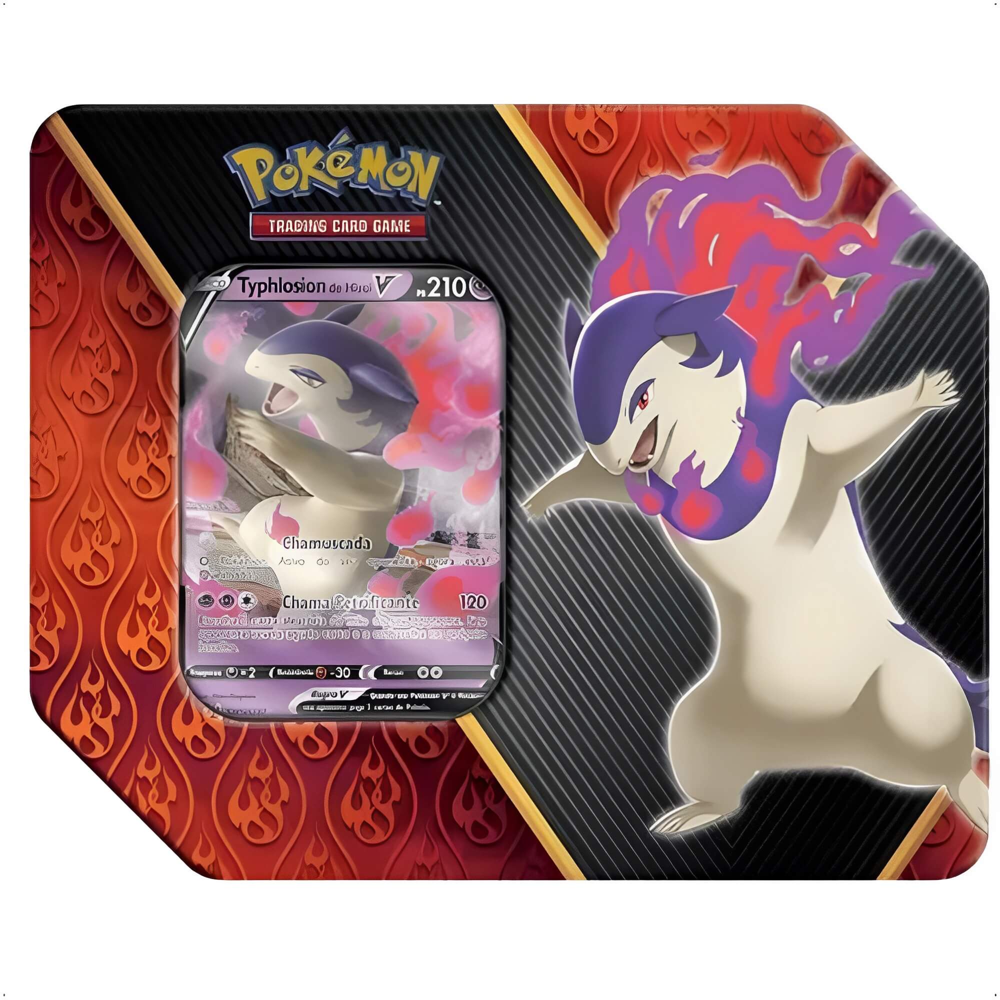 3 Latas Pokemon Cartas TCG Com 15 Pacotes Cartas Poderes Divergentes Copag 31613