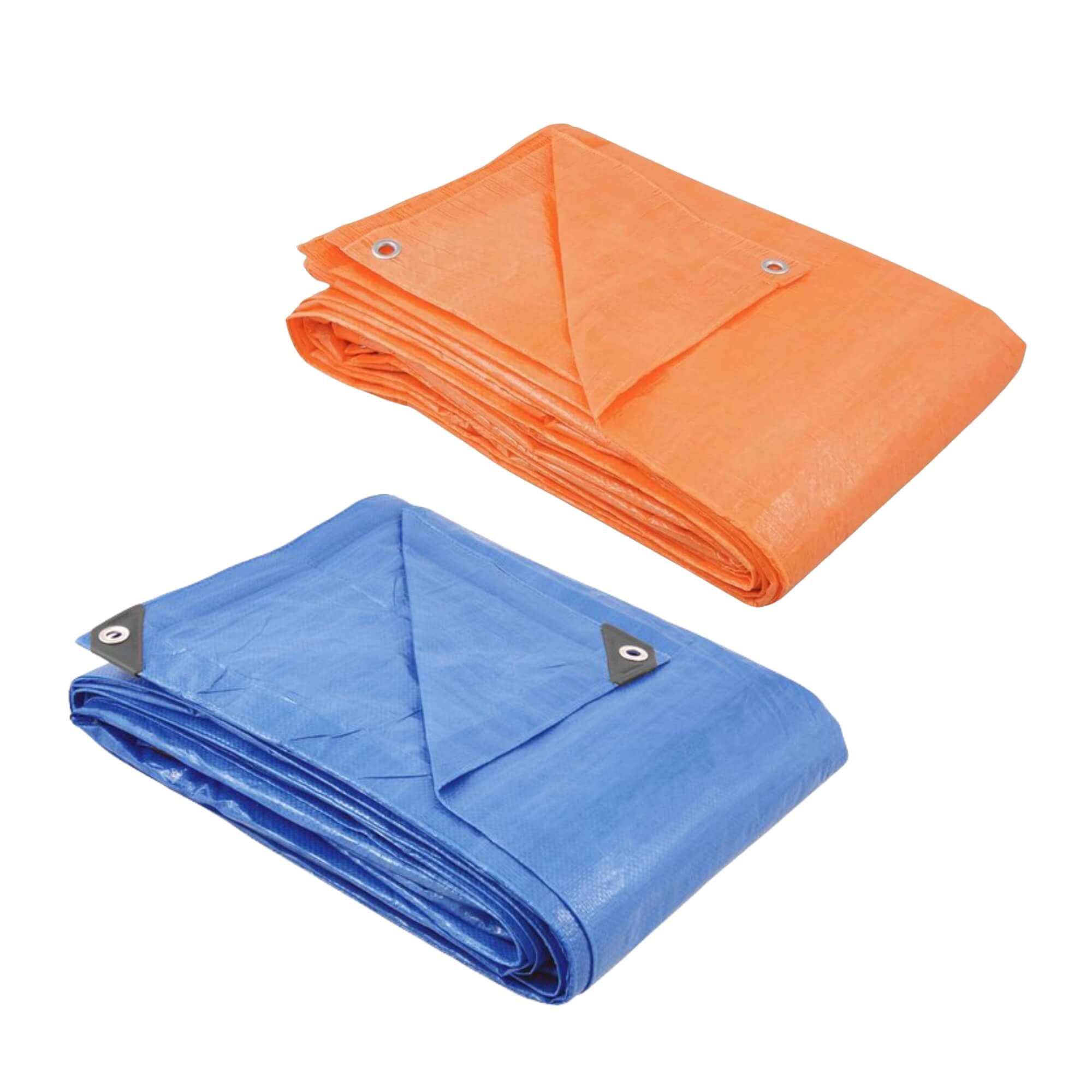 Lona Polietileno Azul/Laranja 3x3m p/ Caminhão, Camping, Piscina, Construção 954 - 6168033000