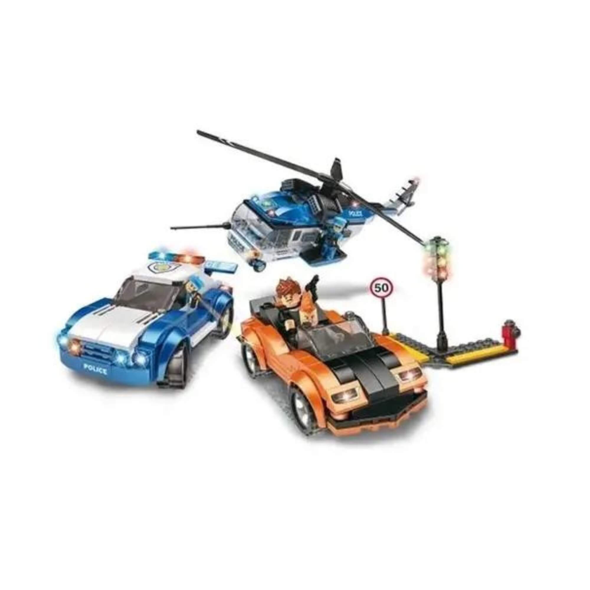 Brinquedo de montar Defensores Da Ordem Super Resgate 586 Peças - 10109 Xalingo