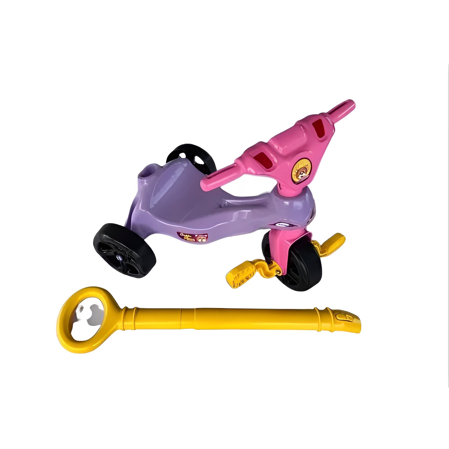 Triciclo Infantil Com empurrador a partir dos 24 meses até 23kg Oncinha Racer Xalingo - 07733