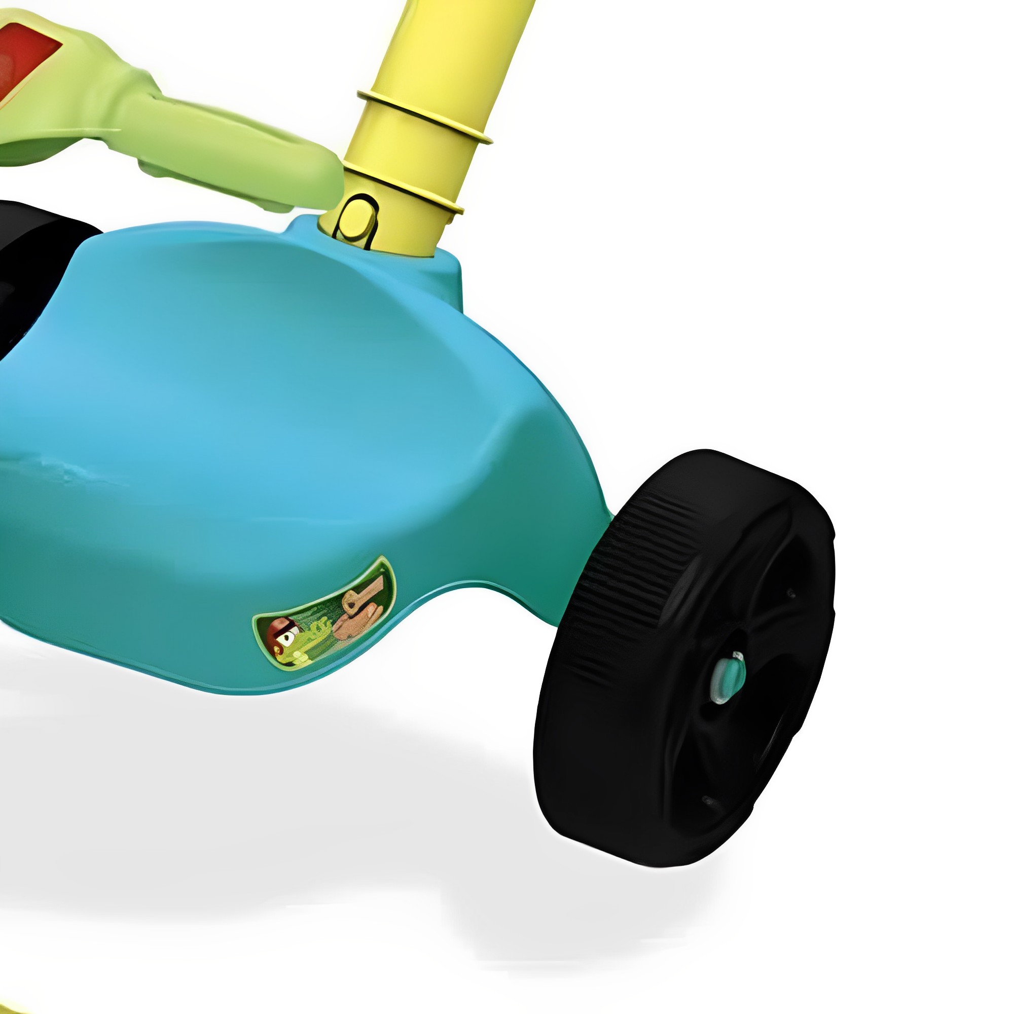 Triciclo Infantil criança 24 Meses a 23kg com empurrador Croco Racer Xalingo - 07755