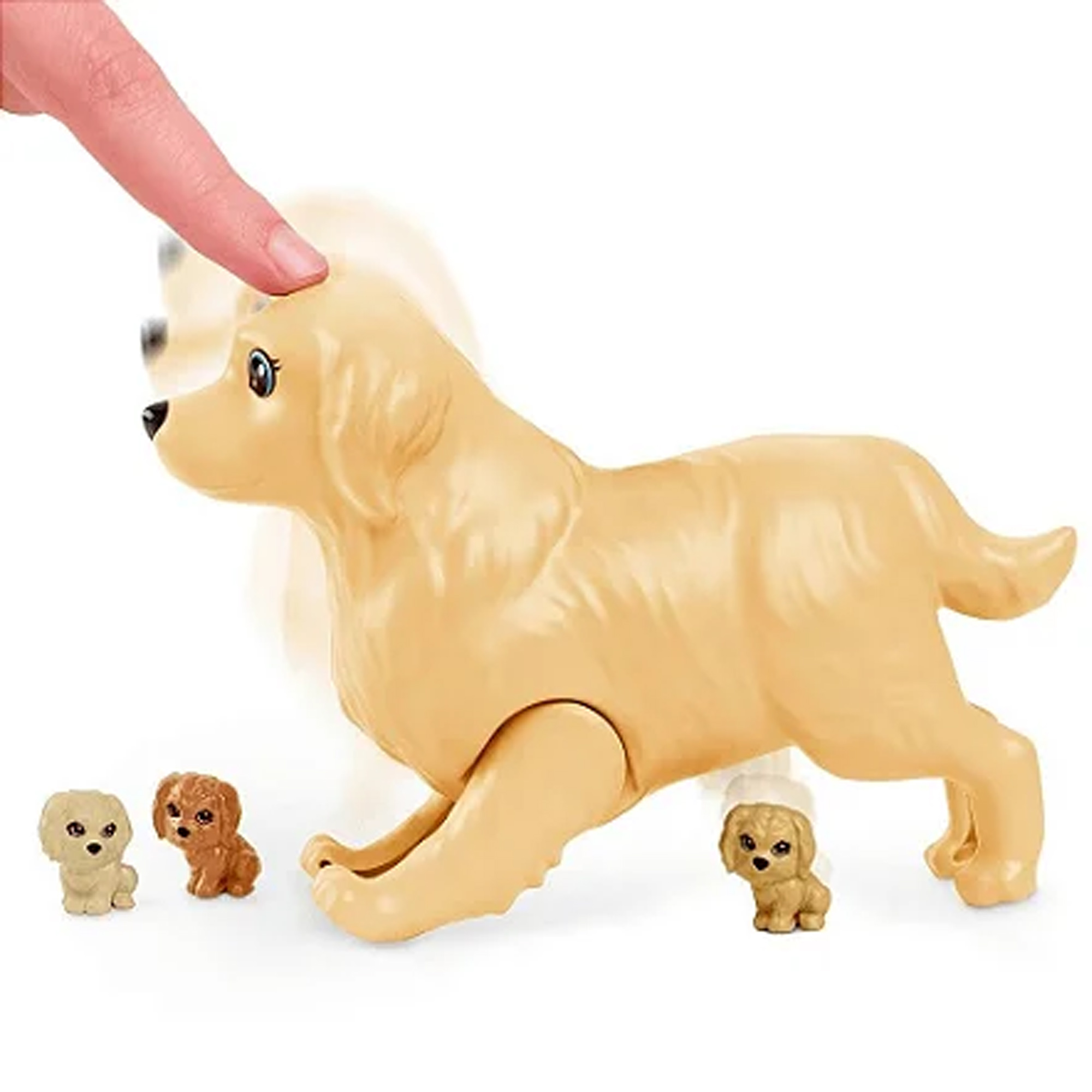 Boneca Barbie Morena Articulada Pets Cachorrinhos Recém-Nascidos Brincadeira Menina Mattel - HCK76