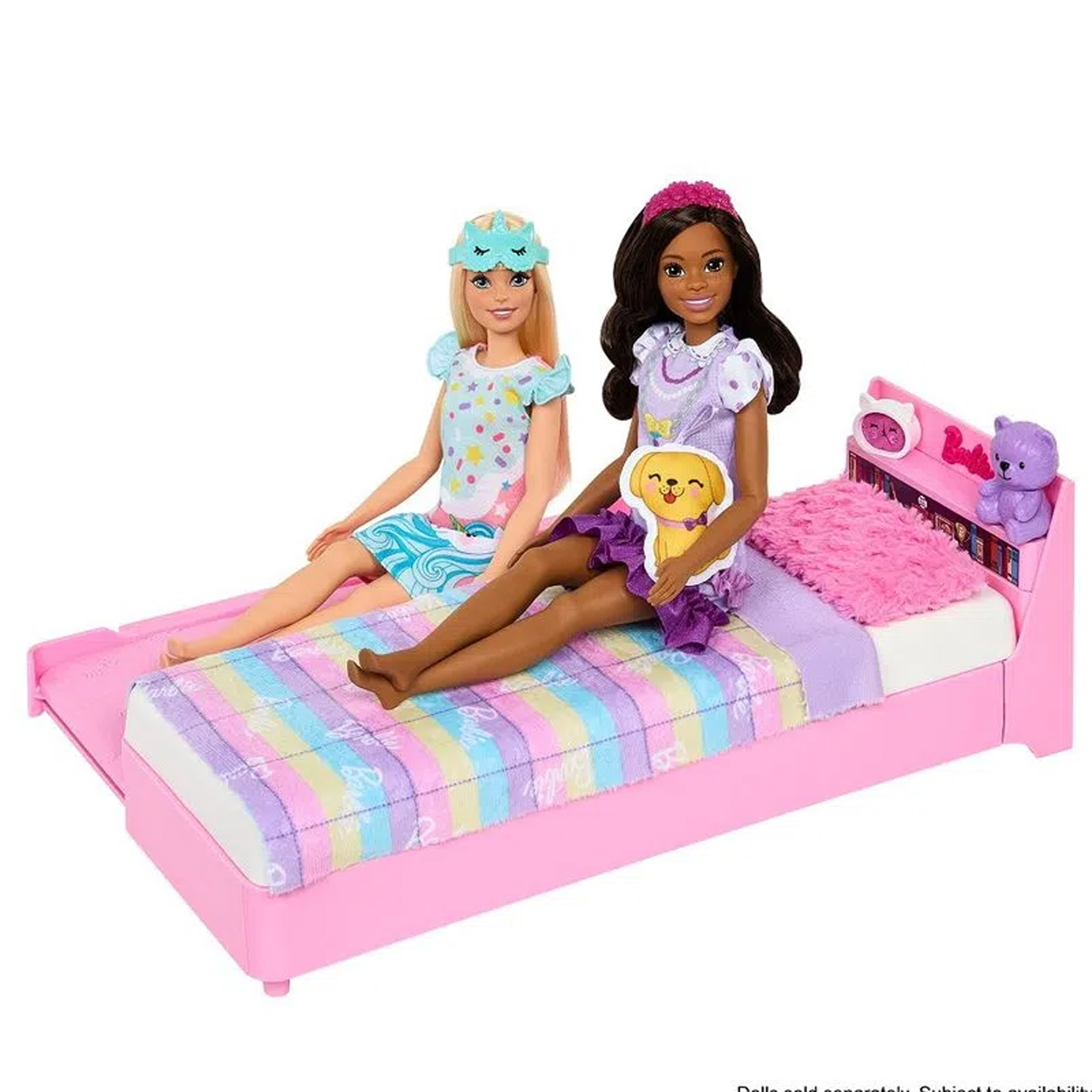 Barbie Family Hora de Dormir Cama e Acessórios Sortidos Mattel - HMM64