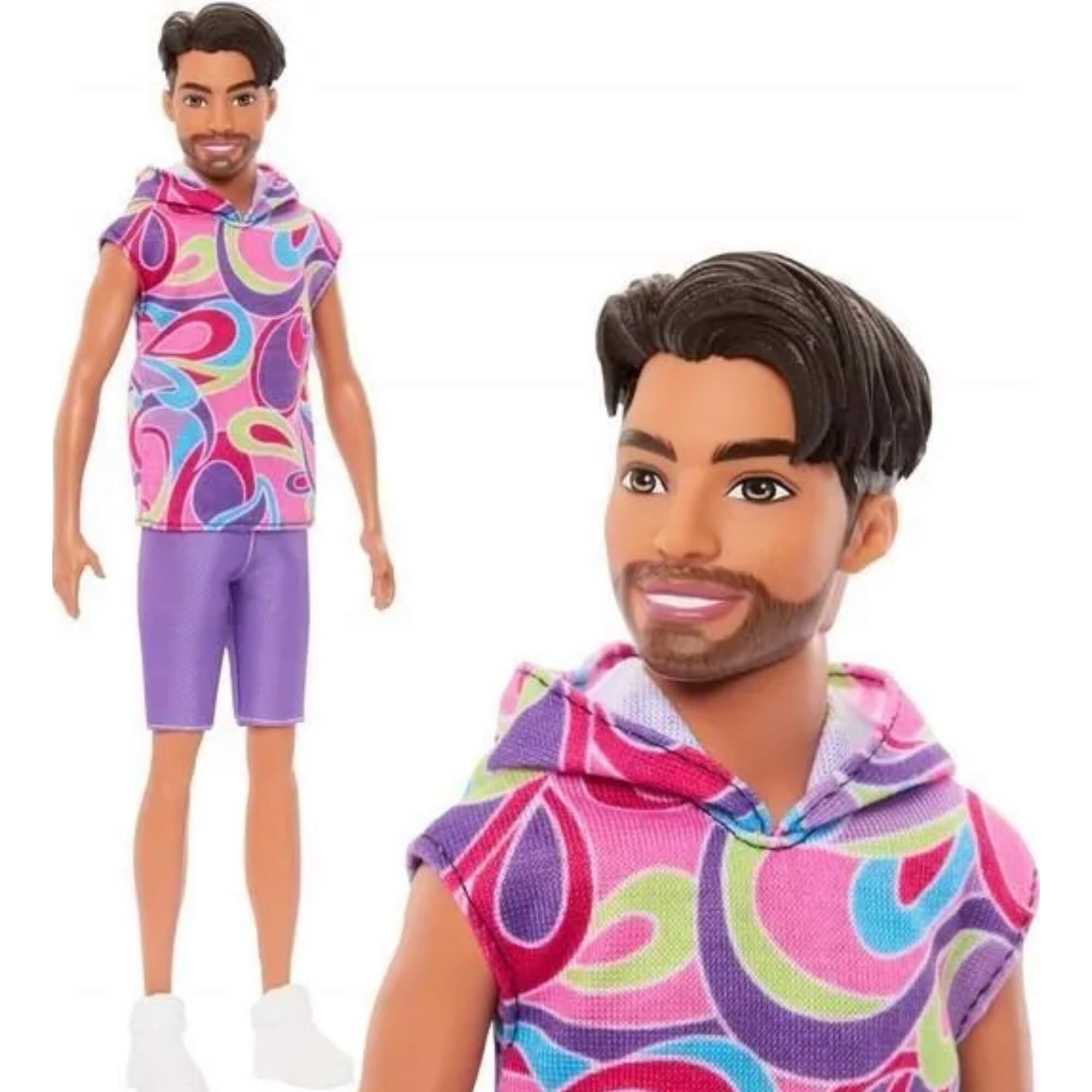 Ken Fashionista Barbie Boneco Articulado Sortido e Unitário Mattel - DWK44