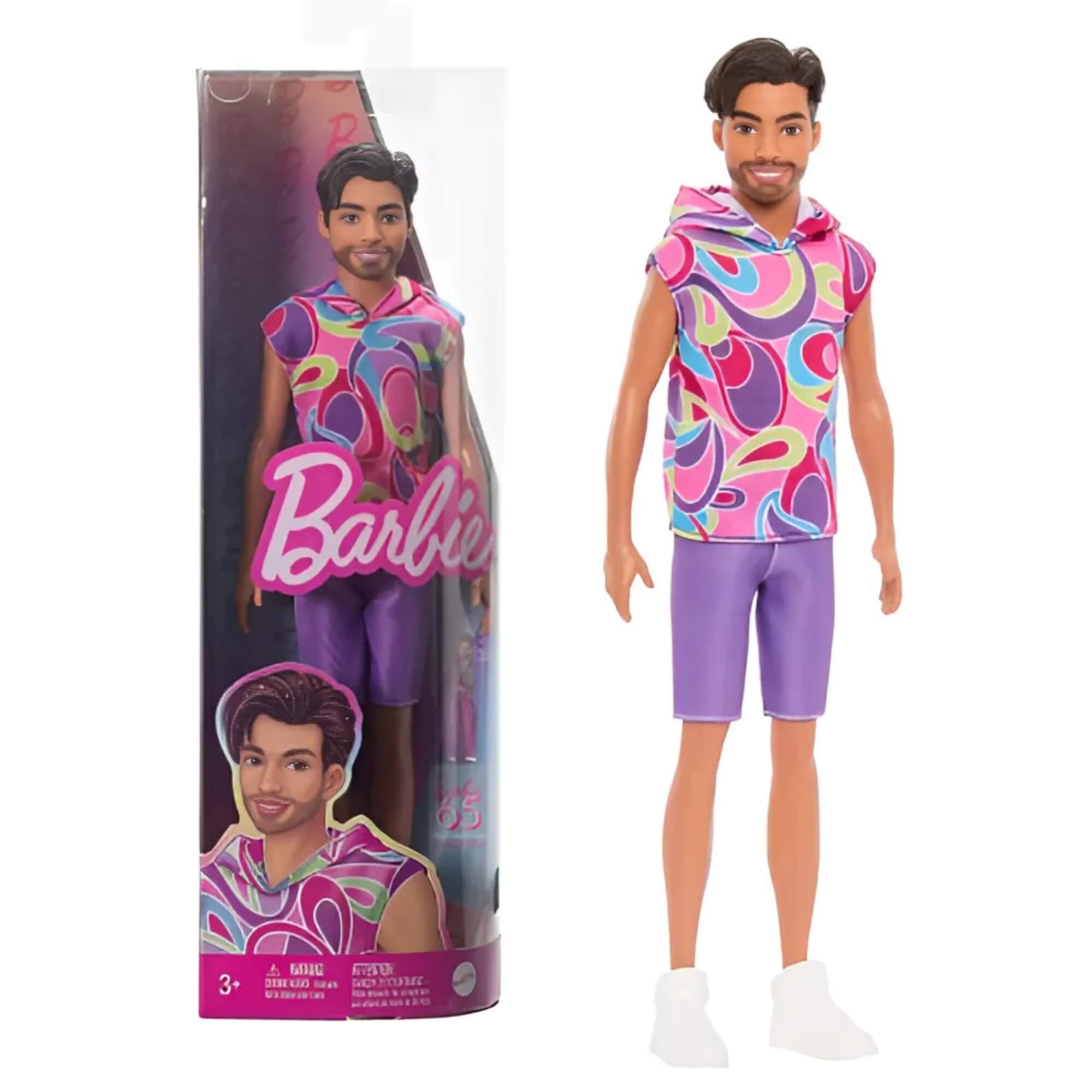 Ken Fashionista Barbie Boneco Articulado Sortido e Unitário Mattel - DWK44