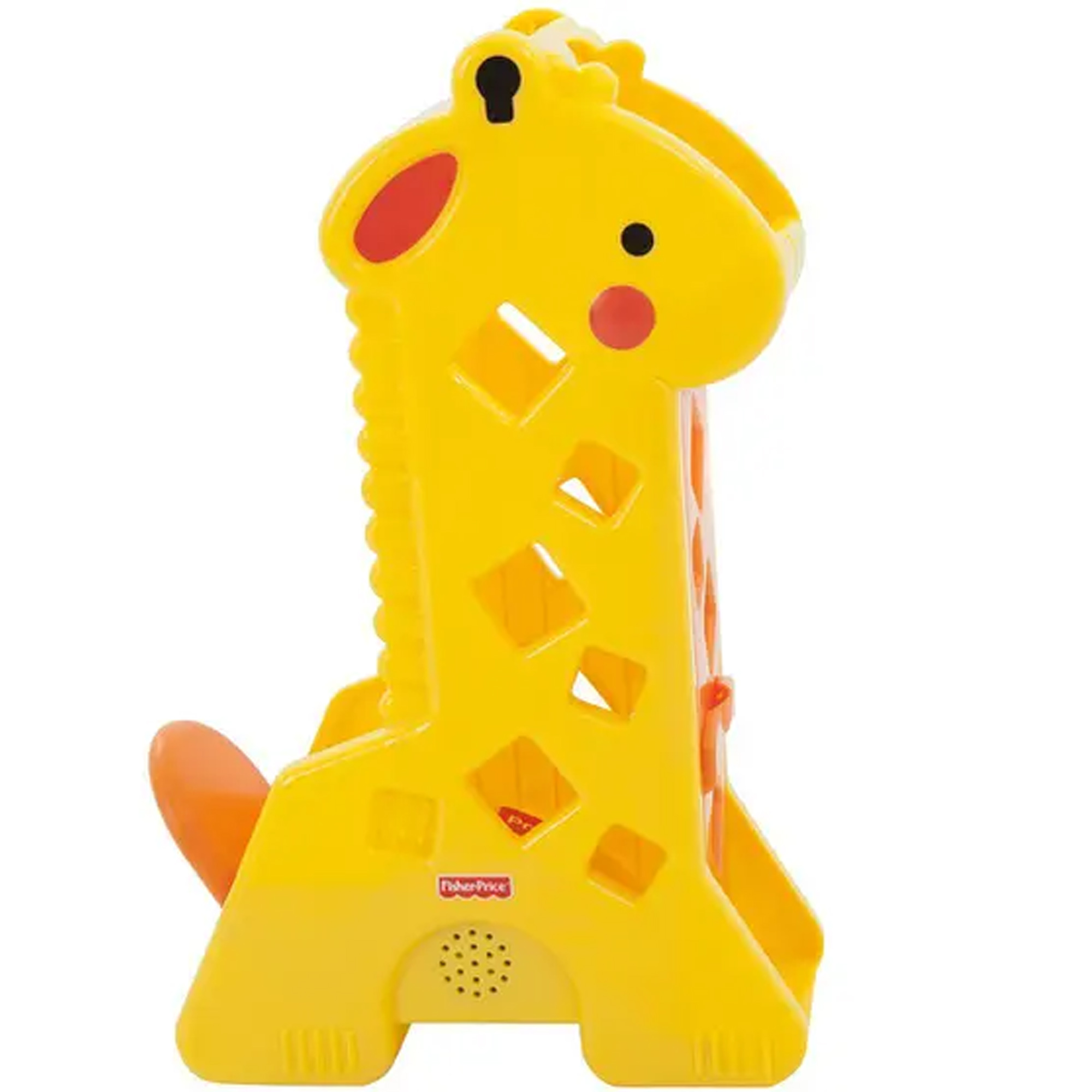 Brinquedo Girafa Blocos Animais Sons Infantil Sensorial Baby Bebê +6 meses Fisher Mattel B4253