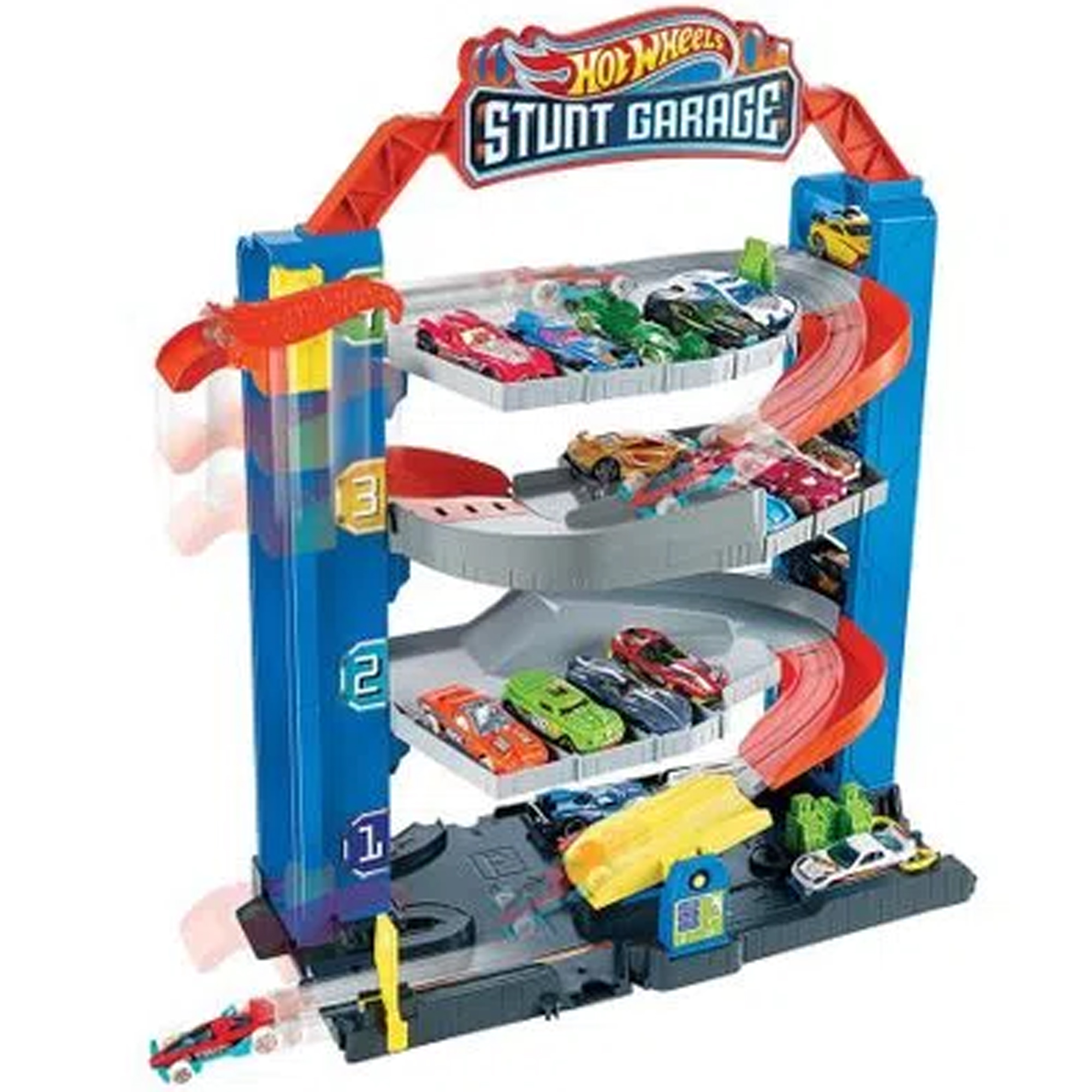 Brinquedo Pista Garagem de Manobras com Elevador Hot Wheels City Mattel - GNL70