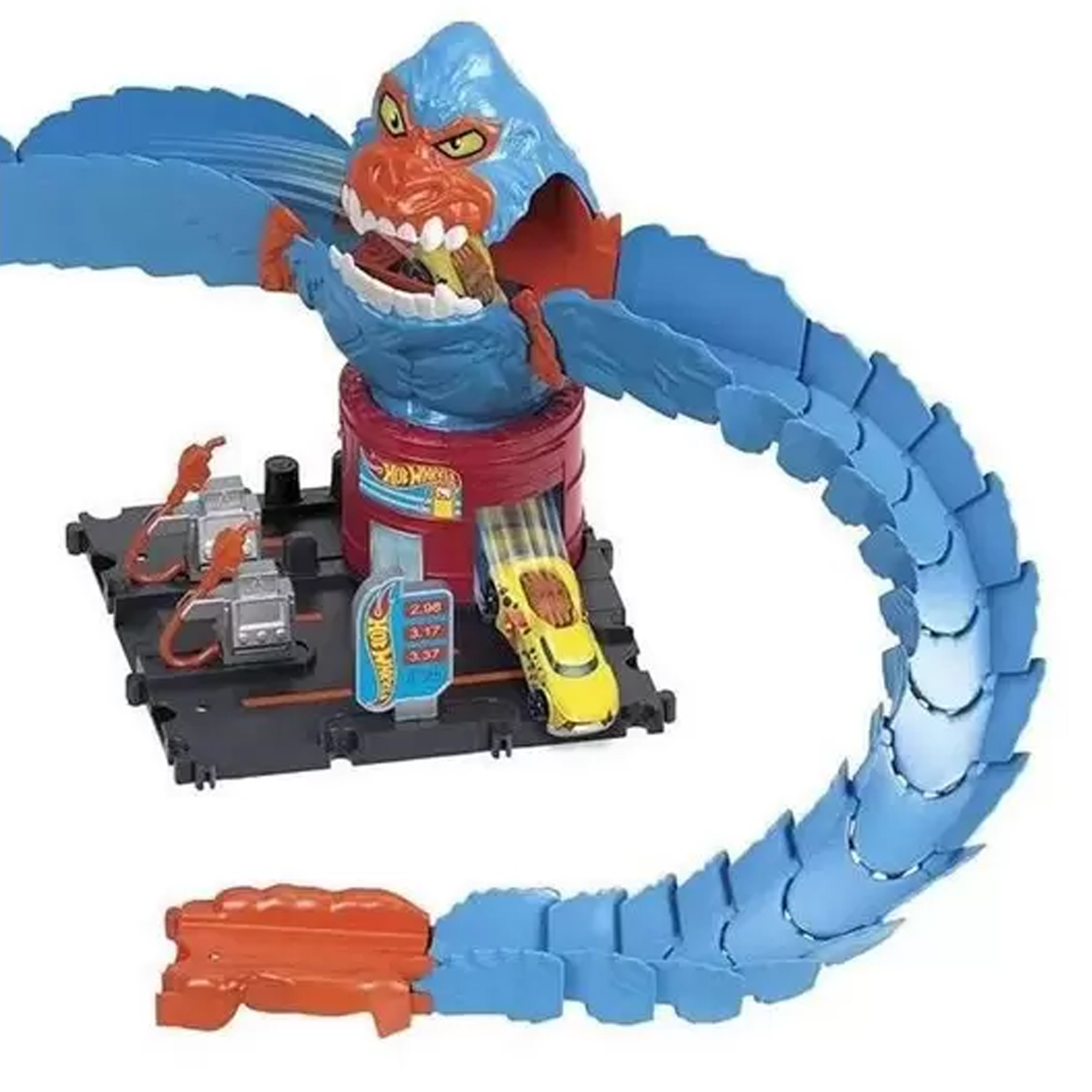 Brinquedo Pista Hot Wheels City Nemesis Ataque do Gorila com 1 Veiculo Sortido Mattel - HDR30