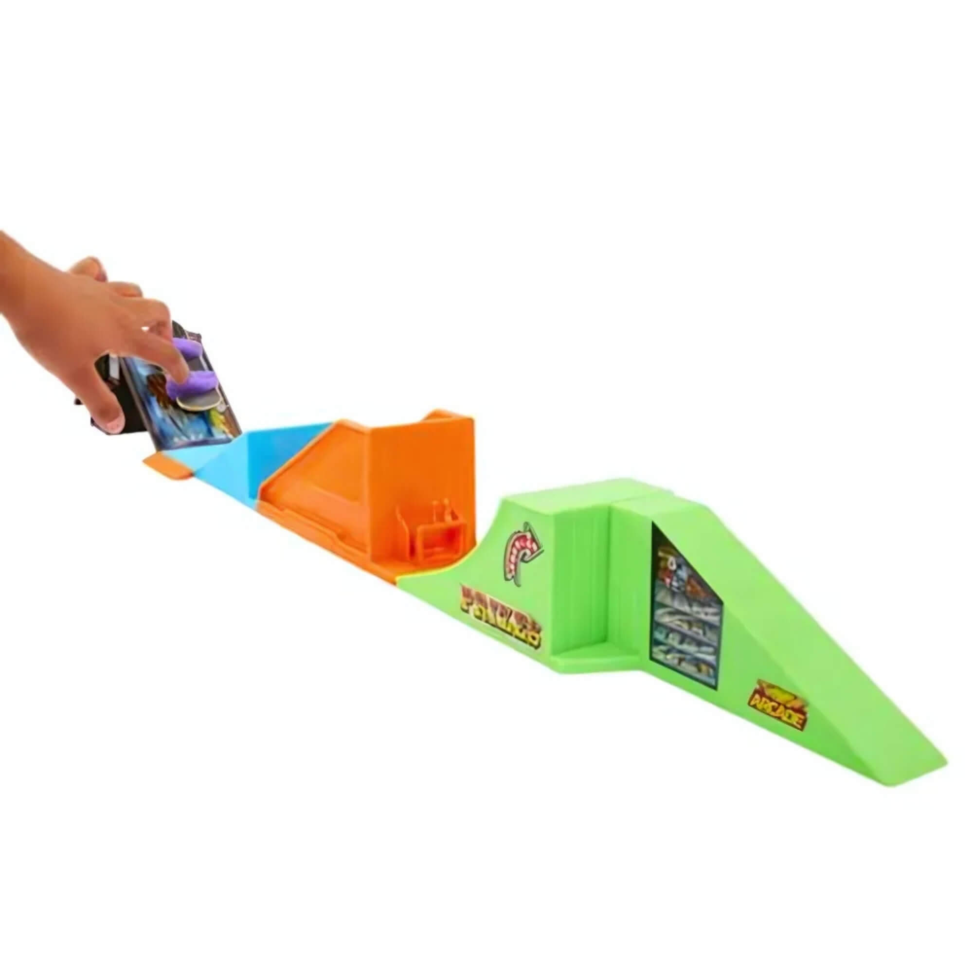 Hot Wheels Skate de Dedo Conjunto de Rampas Donut Skatepark Unidade Sortida Mattel - HGT91