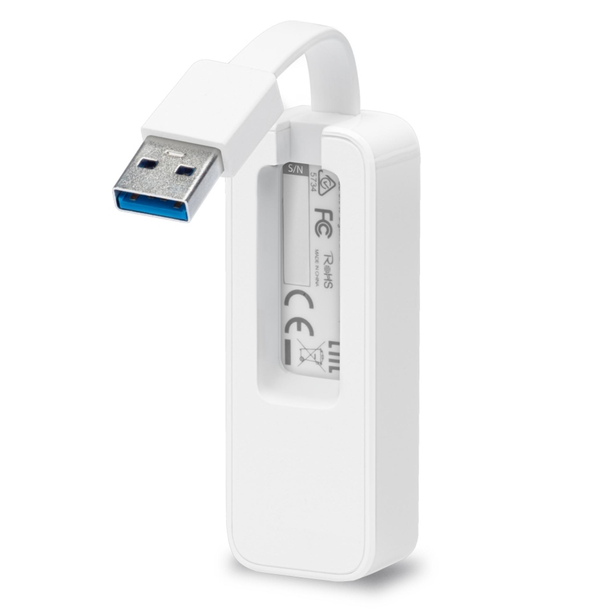 Adaptador de Rede USB 3.0 para Rede 10/100/1000 Mbps Plug and Play TP-Link - UE300