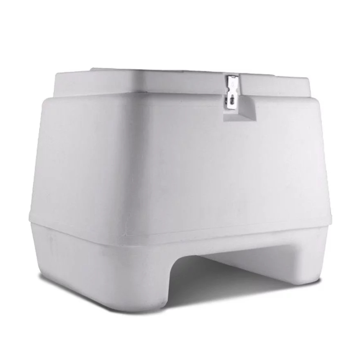 Baú Bauleto Moto Traseiro 80 Litros Plástico Injetado BP-06PT - Pro Tork Cor:Branco