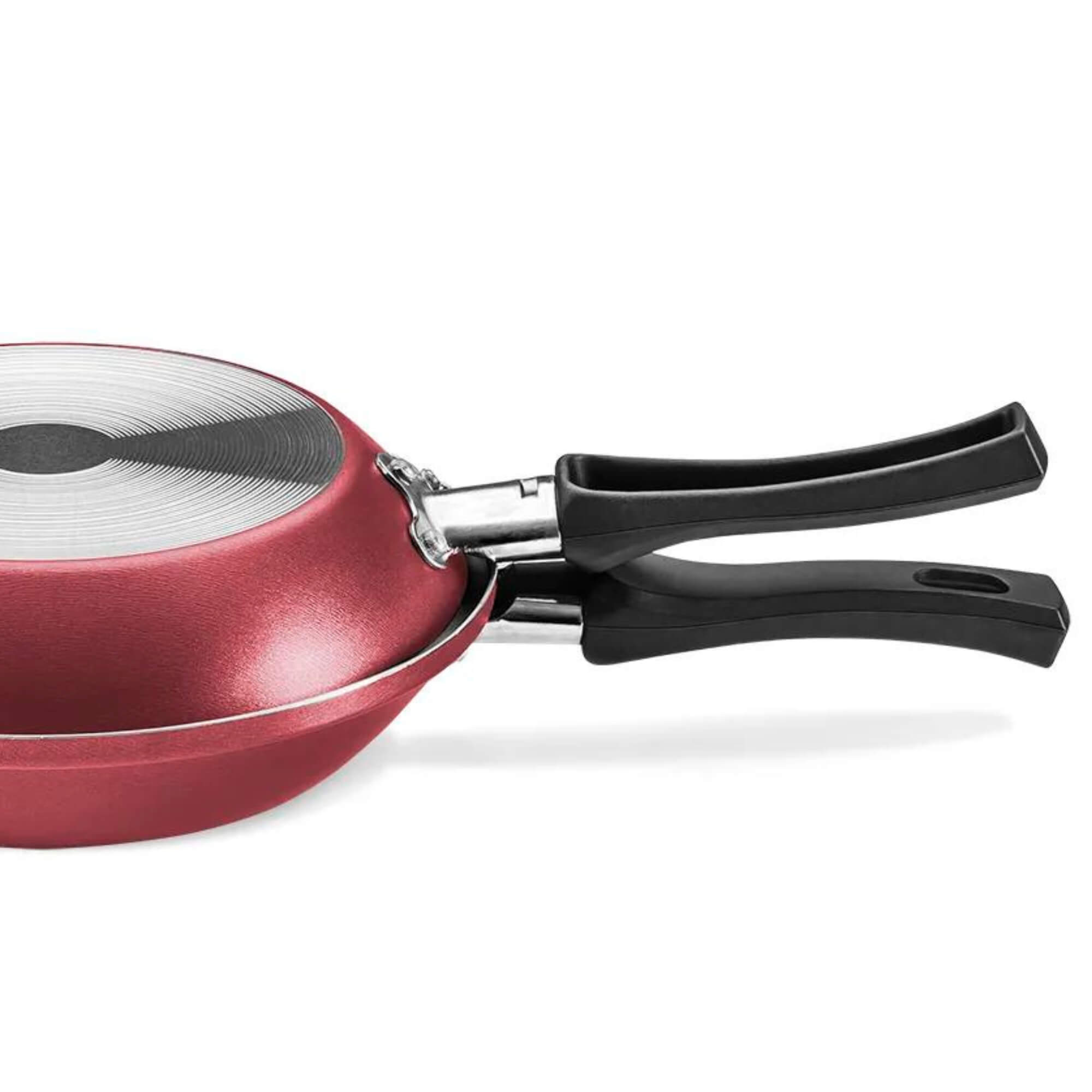 Panela Omeleteira Antiaderente 1,3 Litros 22 Cm Cereja MTA - 8983