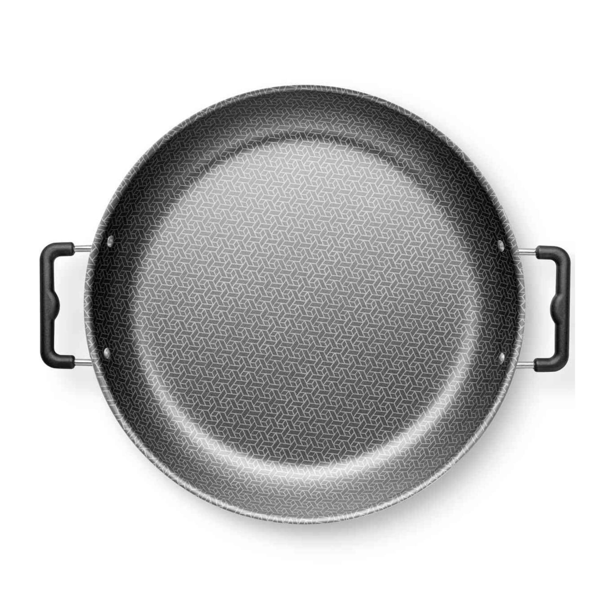 Panela Paellera Valenciana Antiaderente Alumínio Inox sem Tampa 4,6L 36cm Supra Cereja MTA - 8766