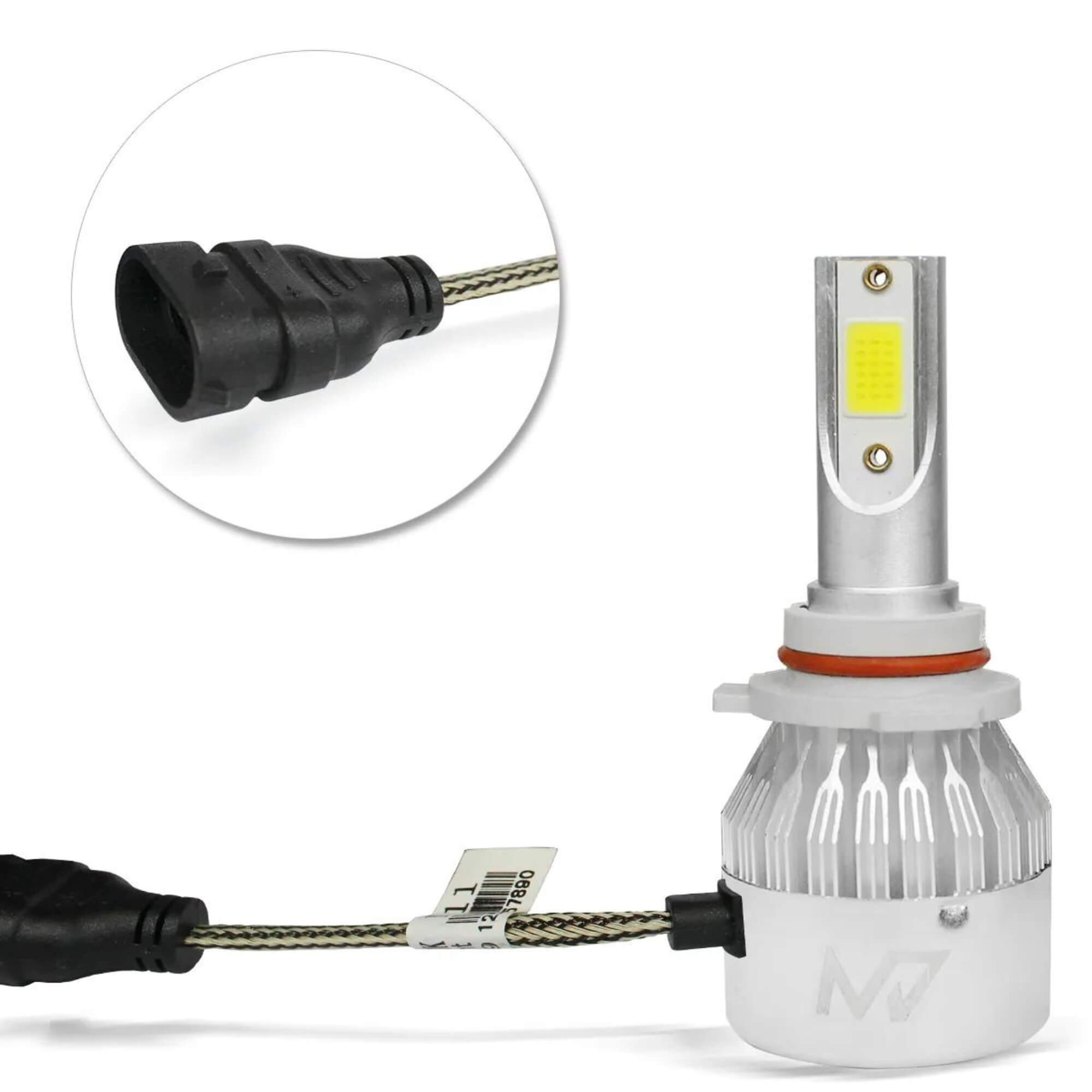 Kit lâmpadas LED 6000K M7 HEADLIGHT 3200 Lumens 38w JR8 HB4 HB3 H7 H3 H27 H16 H11 H4 Encaixe da Lâmpada:H27