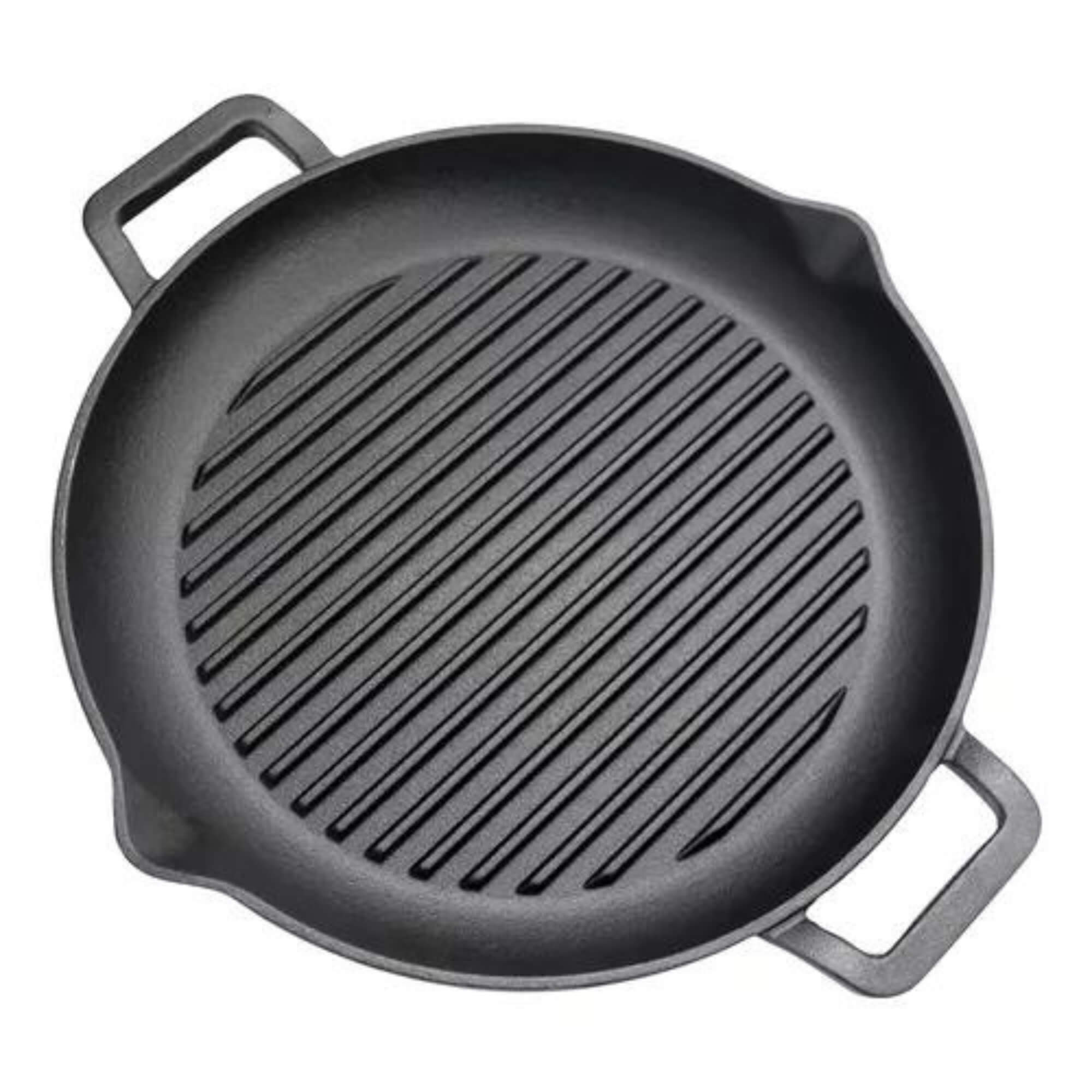 Chapa de Ferro Fundido Redonda N31 Grill Aquece por Igual Uniforme Qualidade Praticidade MTA - 8332