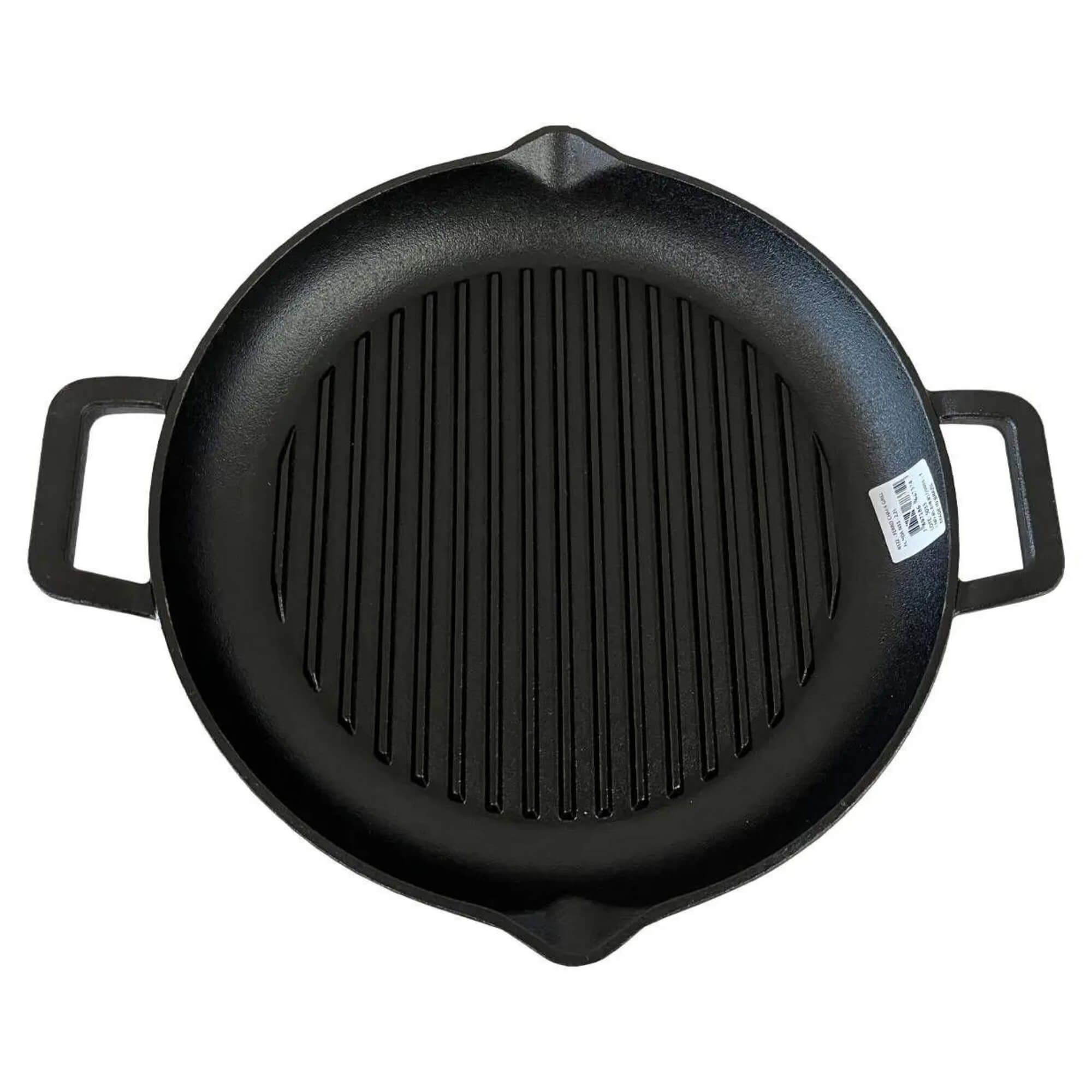 Chapa de Ferro Fundido Redonda N31 Grill Aquece por Igual Uniforme Qualidade Praticidade MTA - 8332